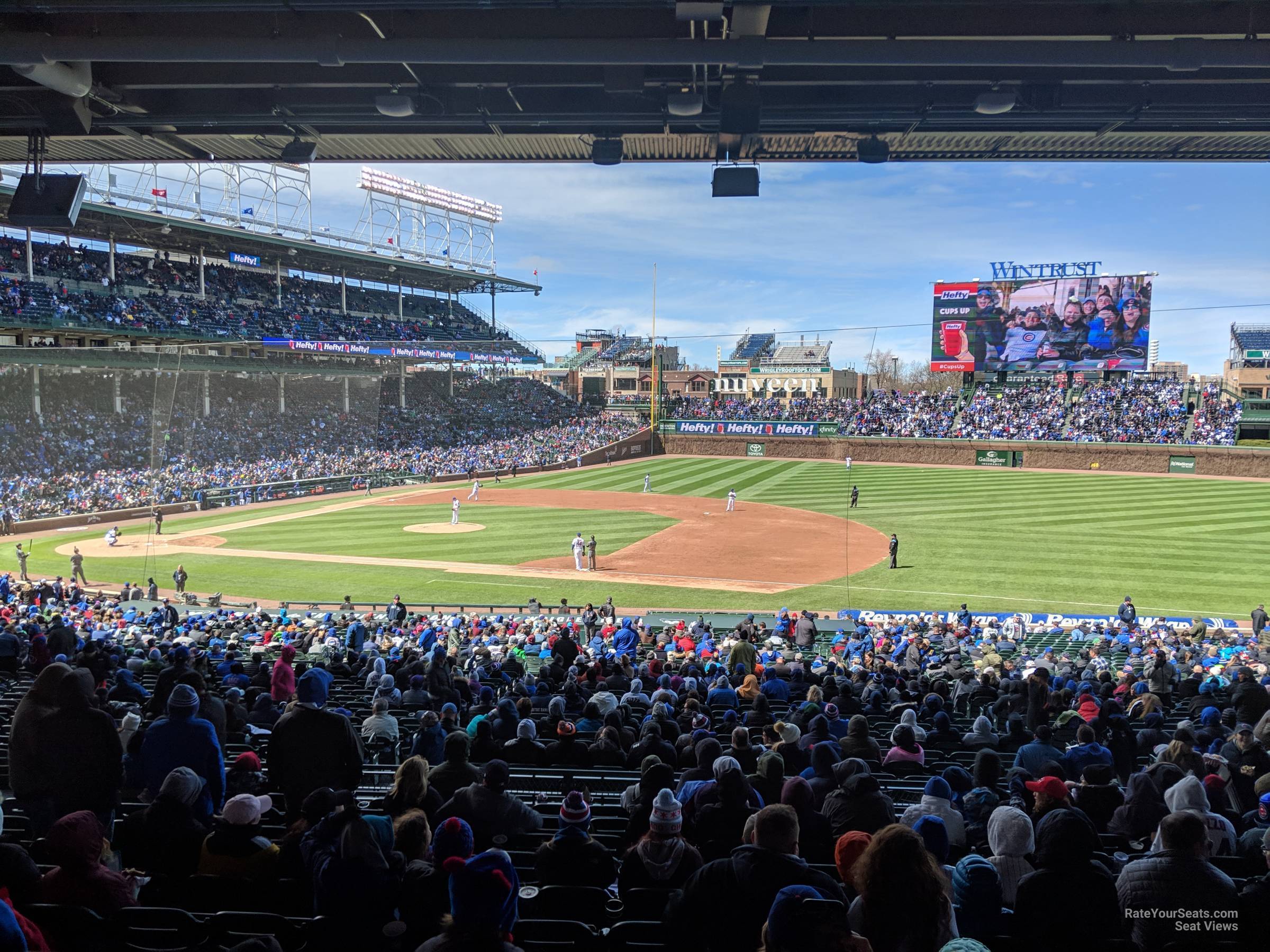 section 226, row 12 seat view  for baseball - wrigley field