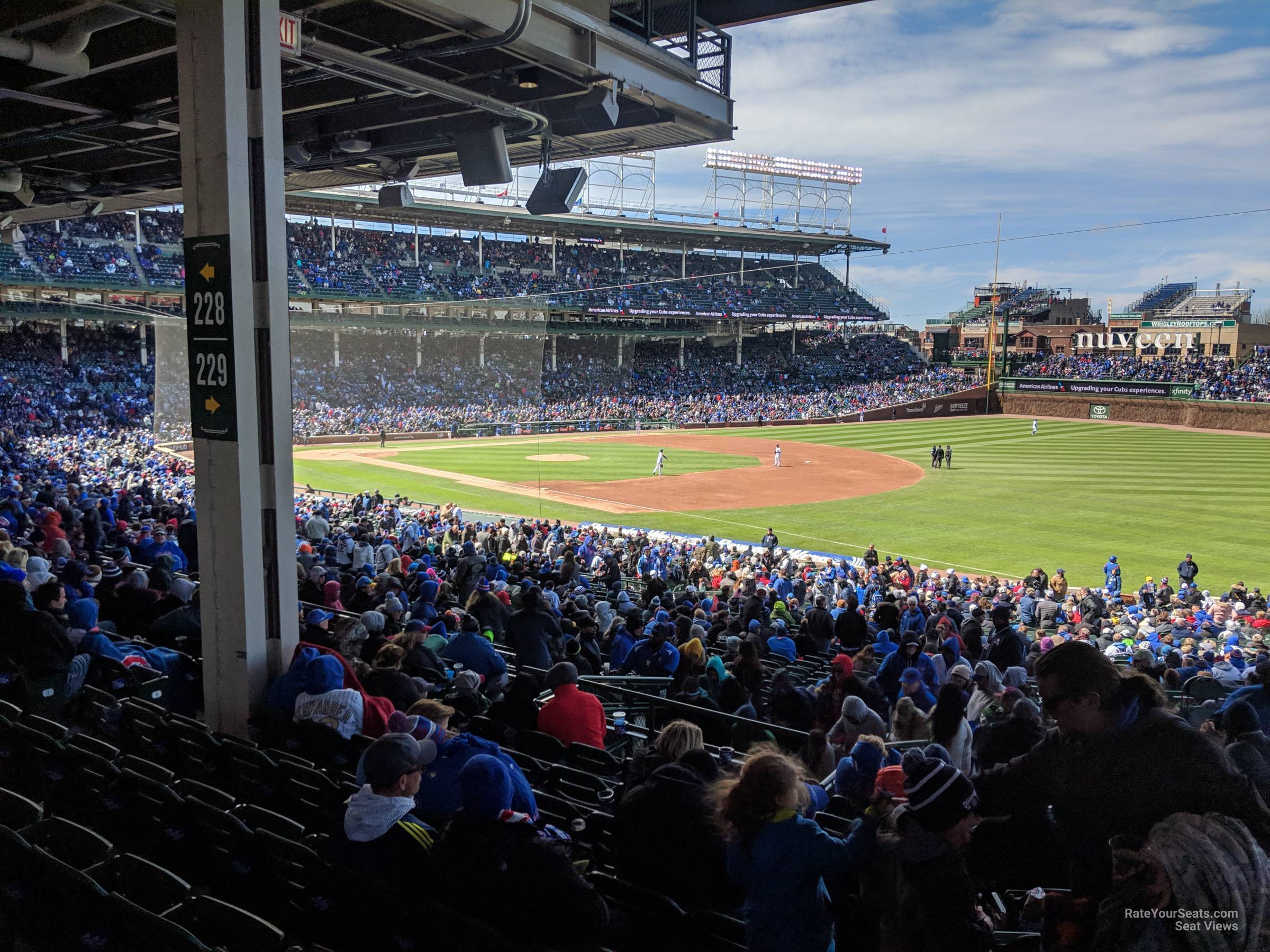 Wrigley Field Seating Chart Section 229