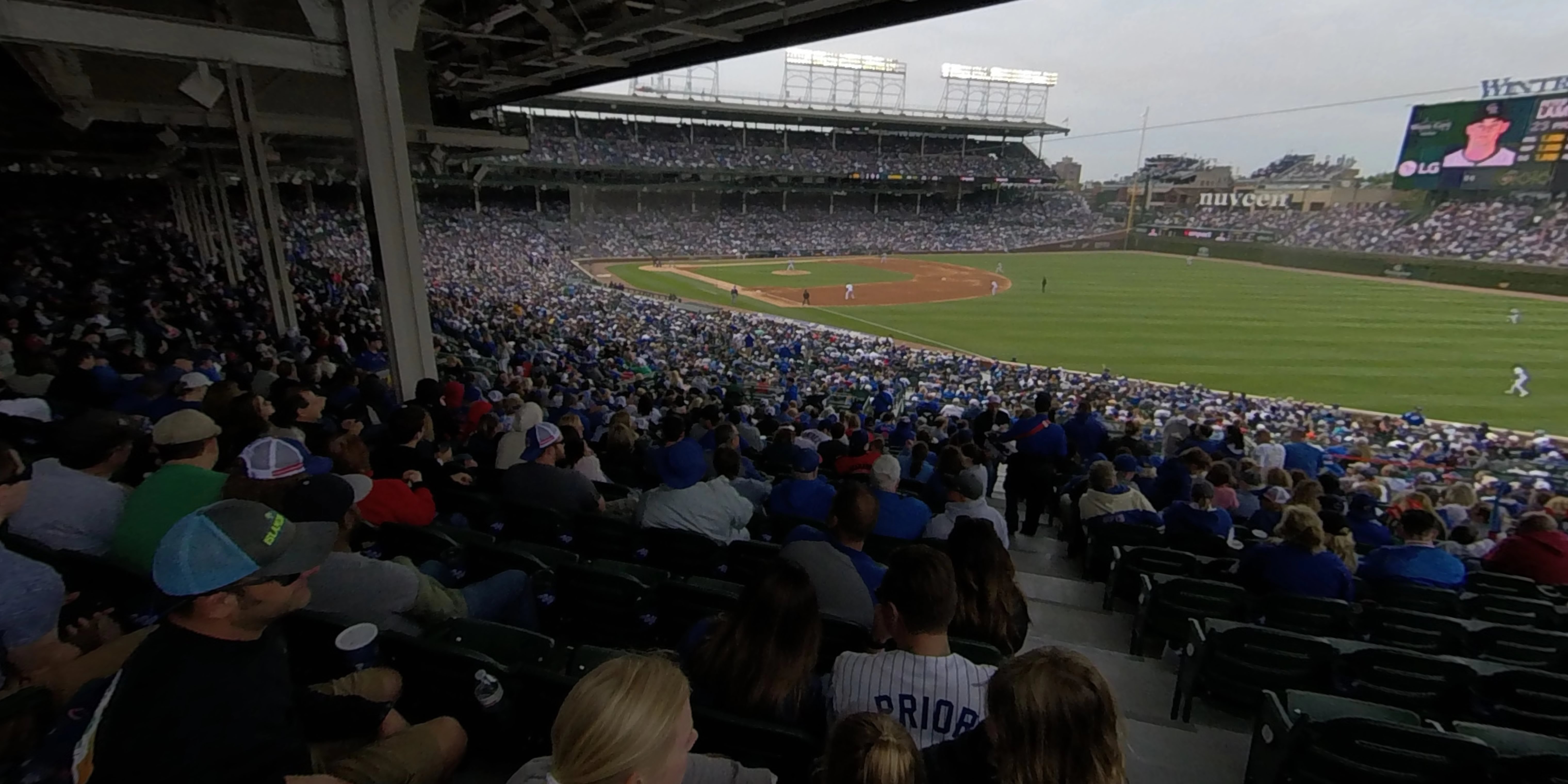 section 230 panoramic seat view  for baseball - wrigley field