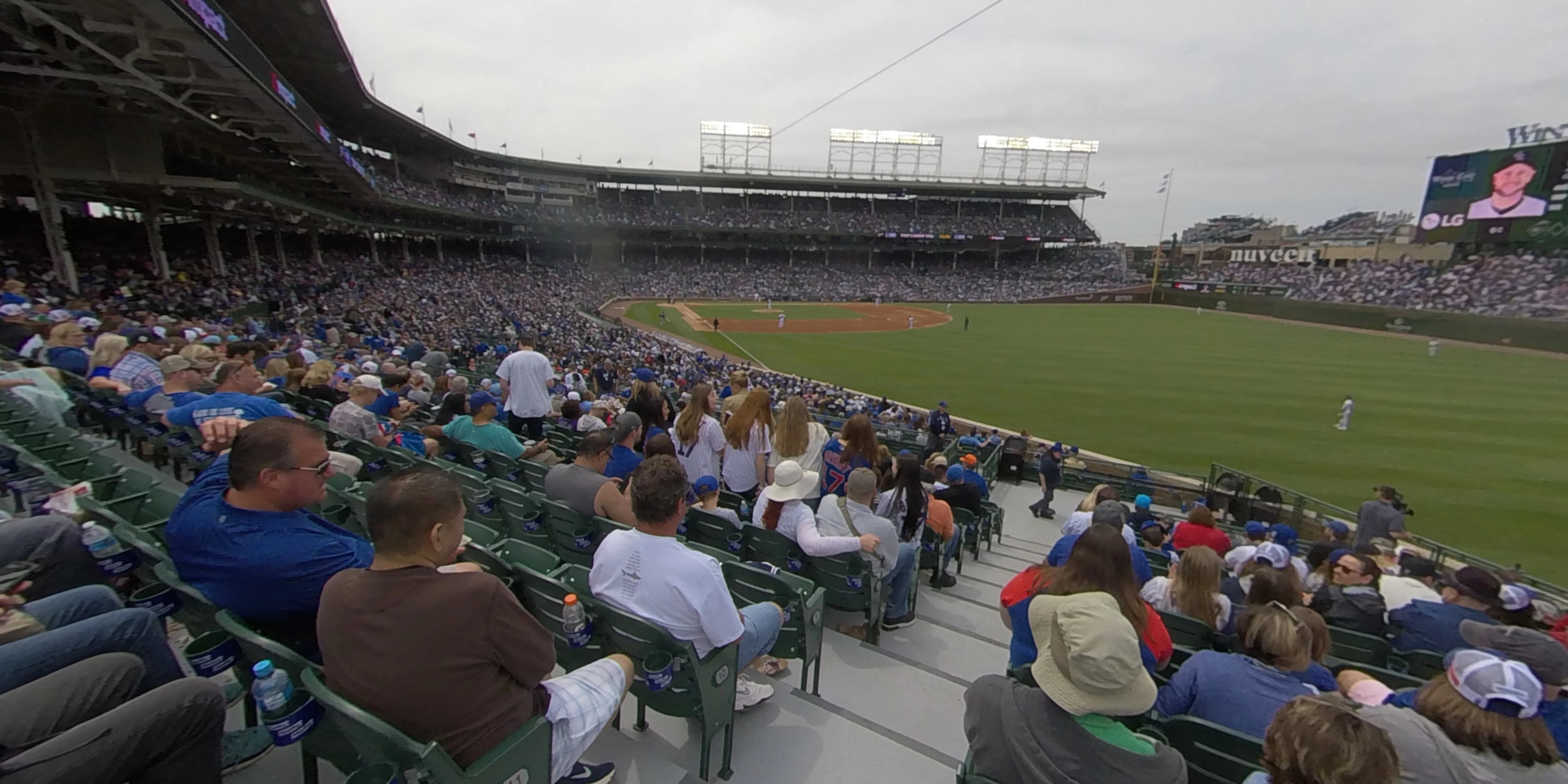 section 232 panoramic seat view  for baseball - wrigley field