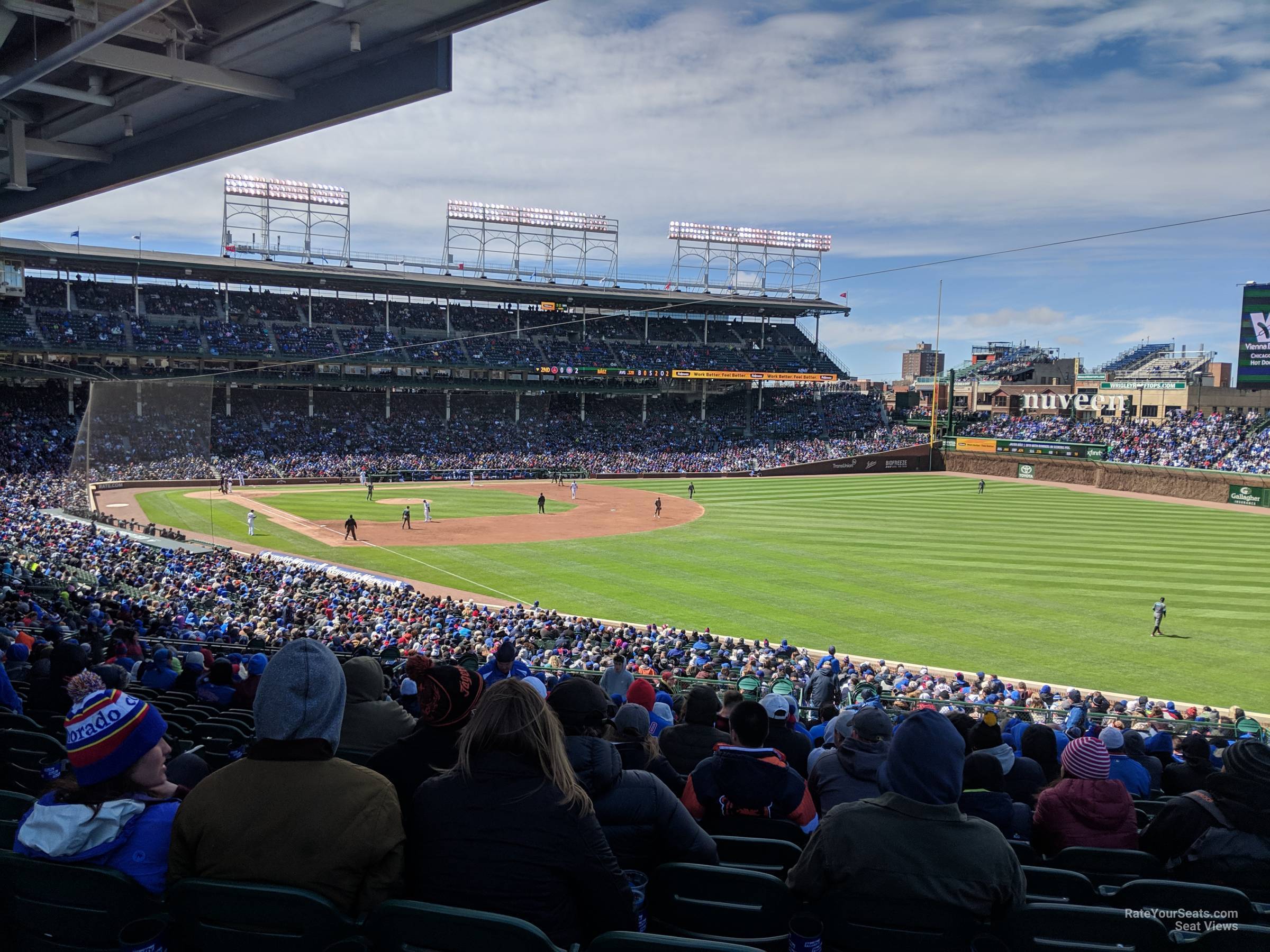 section 232, row 21 seat view  for baseball - wrigley field