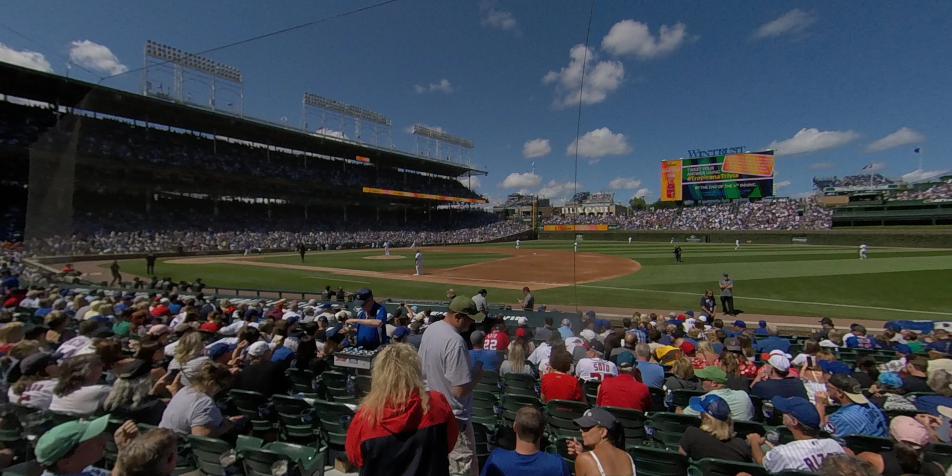section 26 panoramic seat view  for baseball - wrigley field