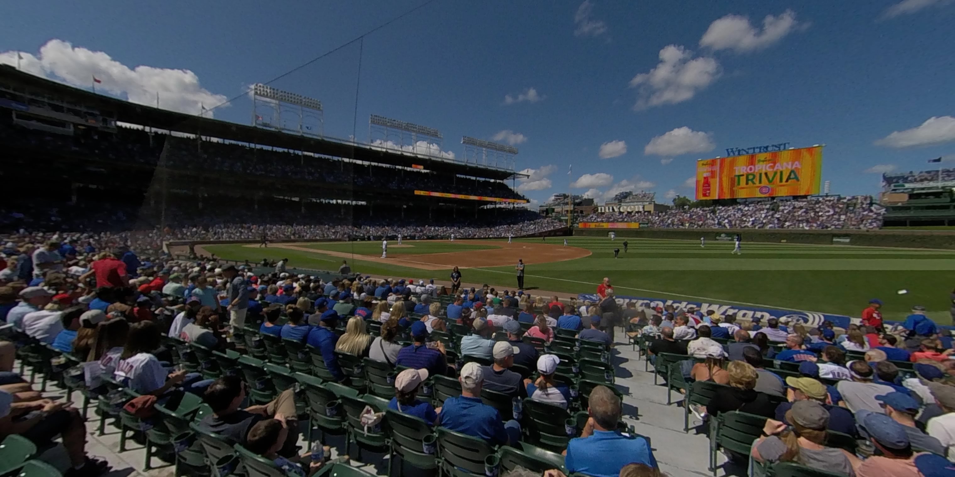 section 28 panoramic seat view  for baseball - wrigley field