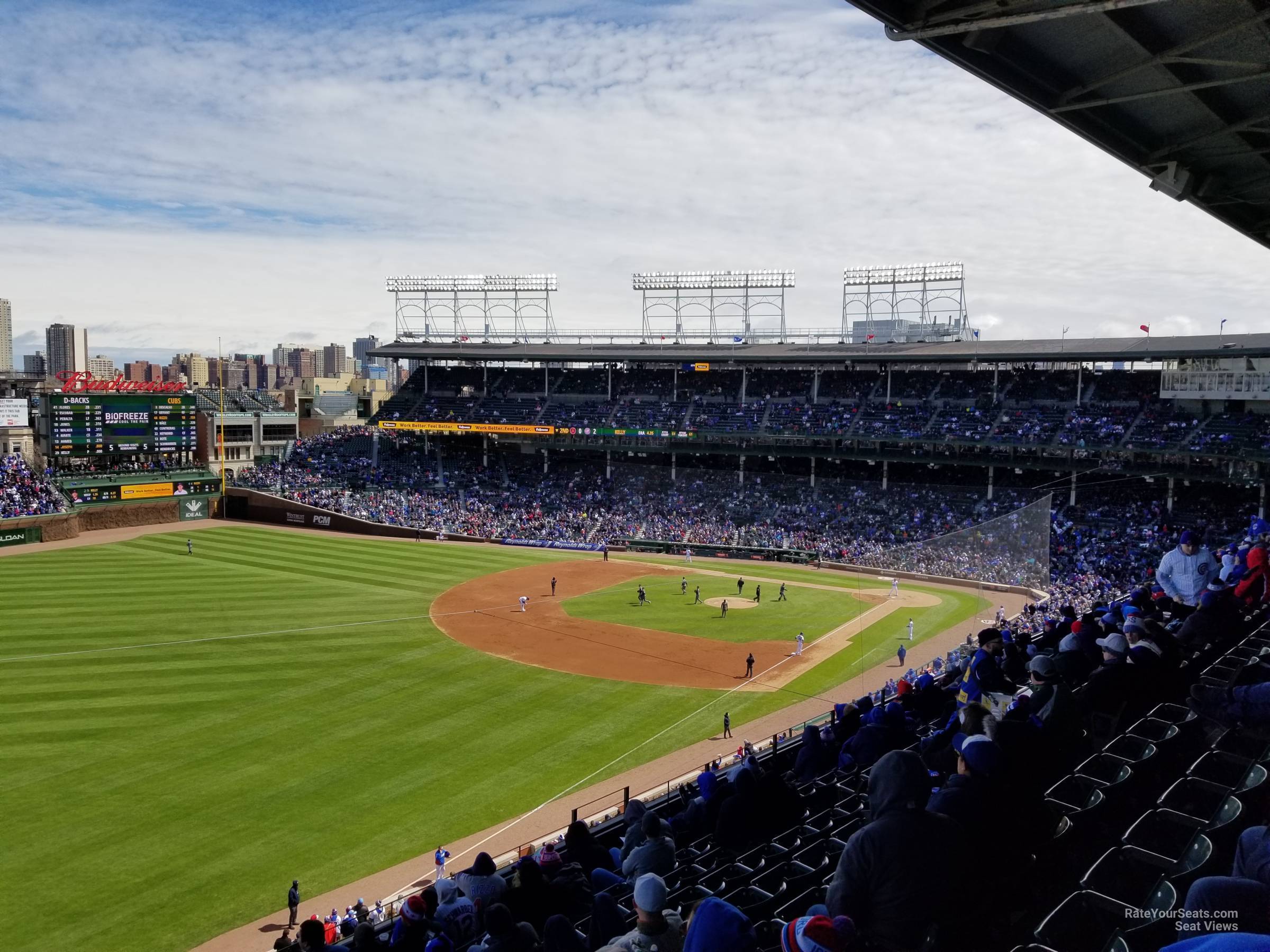 section 304, row 8 seat view  for baseball - wrigley field