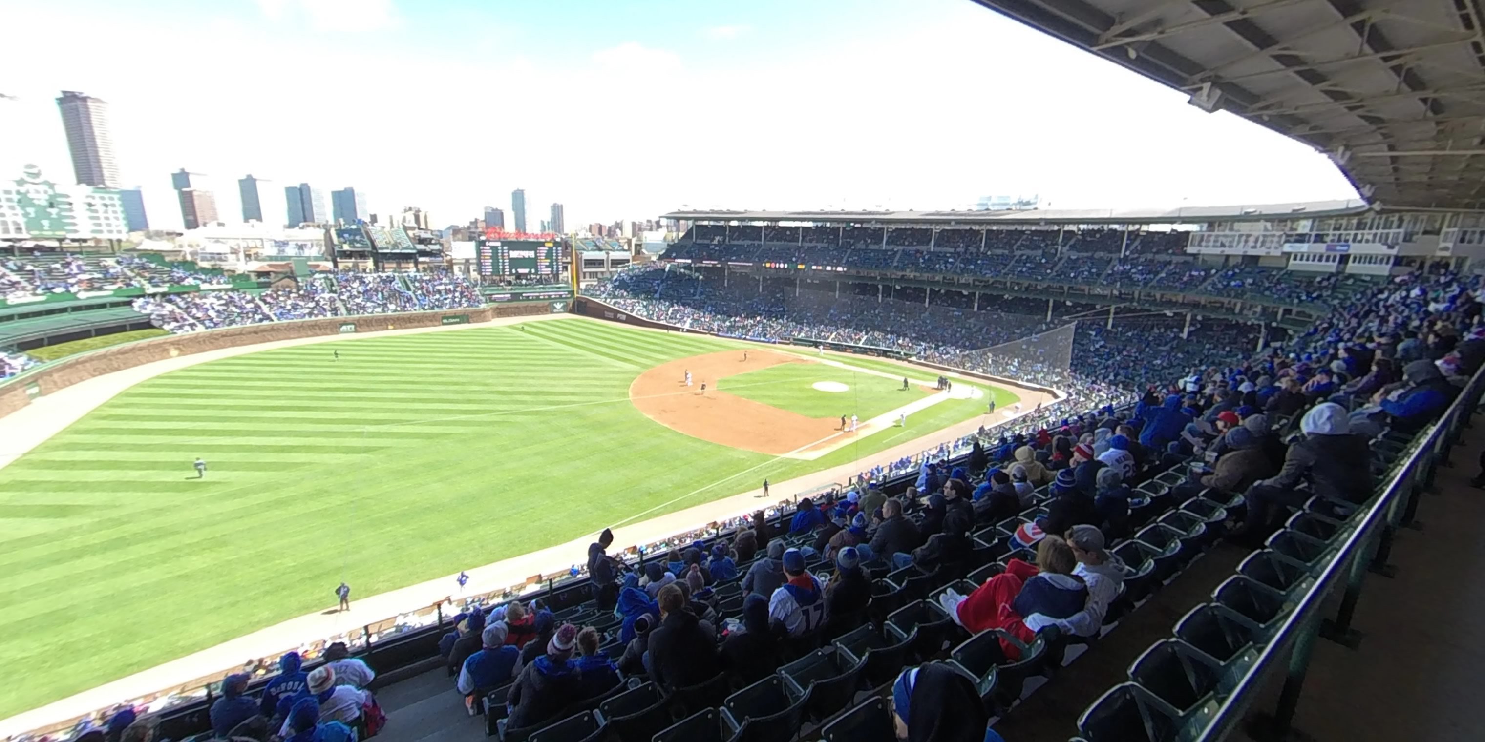 section 305 panoramic seat view  for baseball - wrigley field