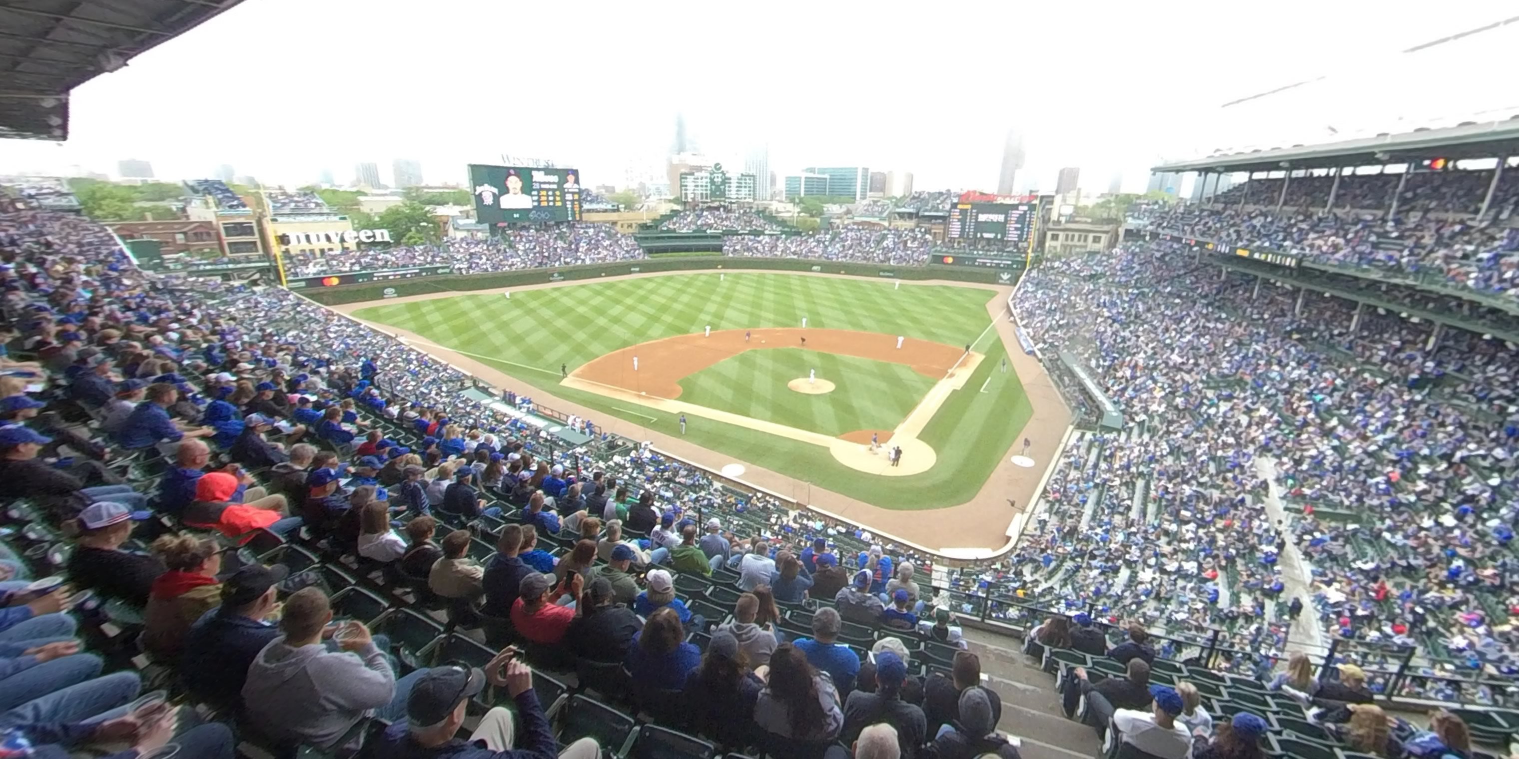 section 314 panoramic seat view  for baseball - wrigley field
