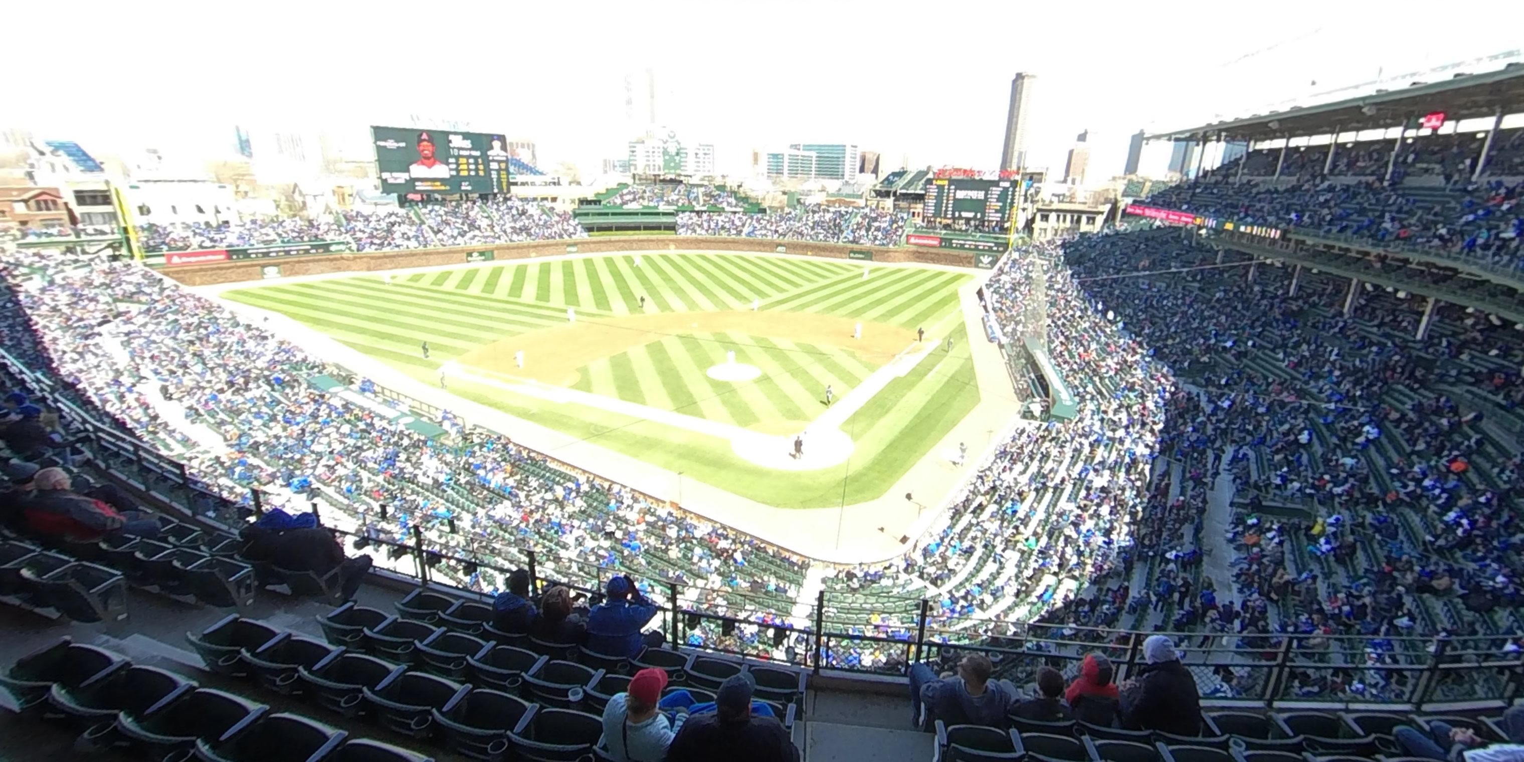 section 315 panoramic seat view  for baseball - wrigley field