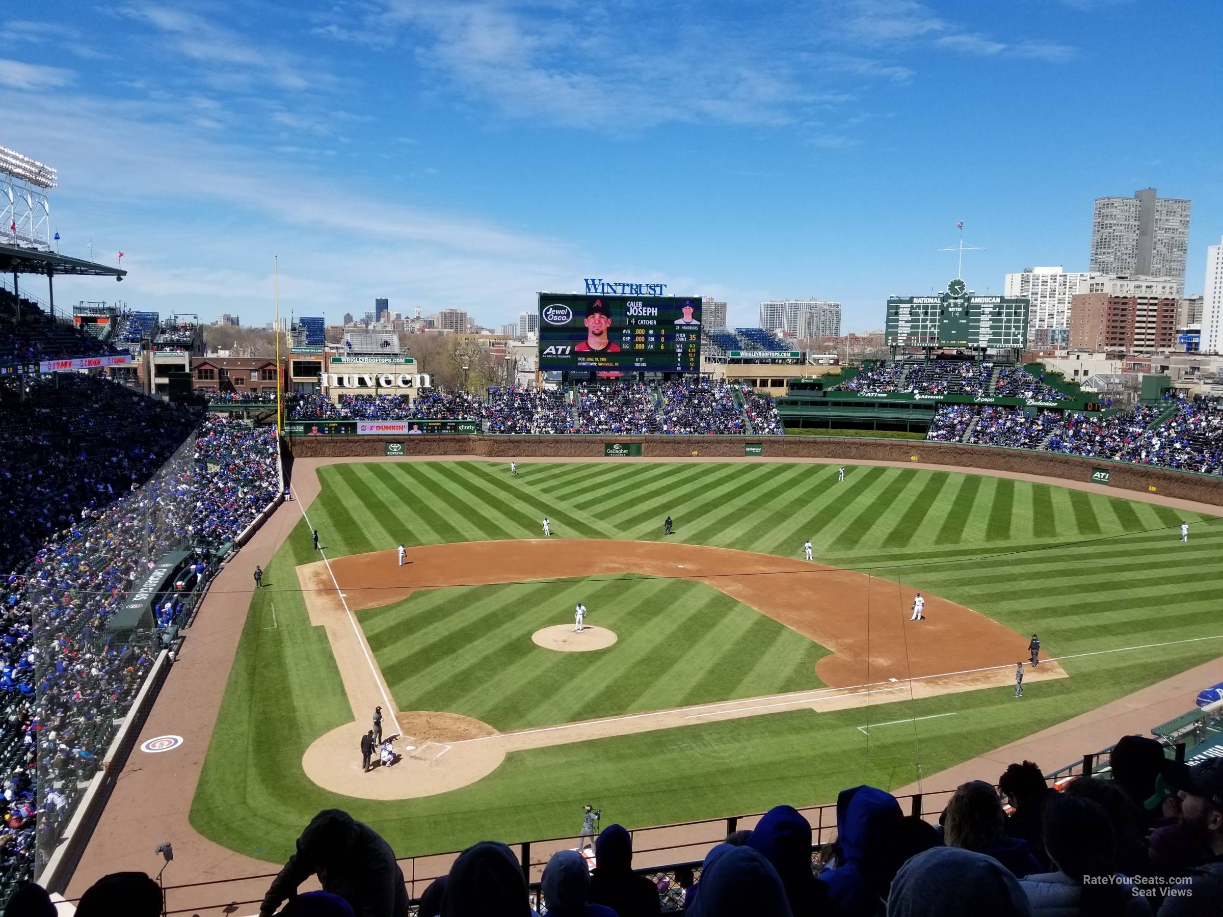 Section 321 at Wrigley Field Chicago Cubs