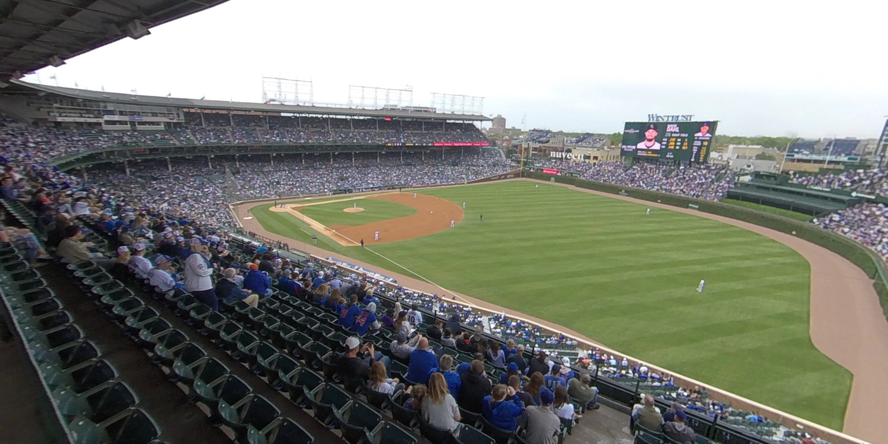 section 330 panoramic seat view  for baseball - wrigley field