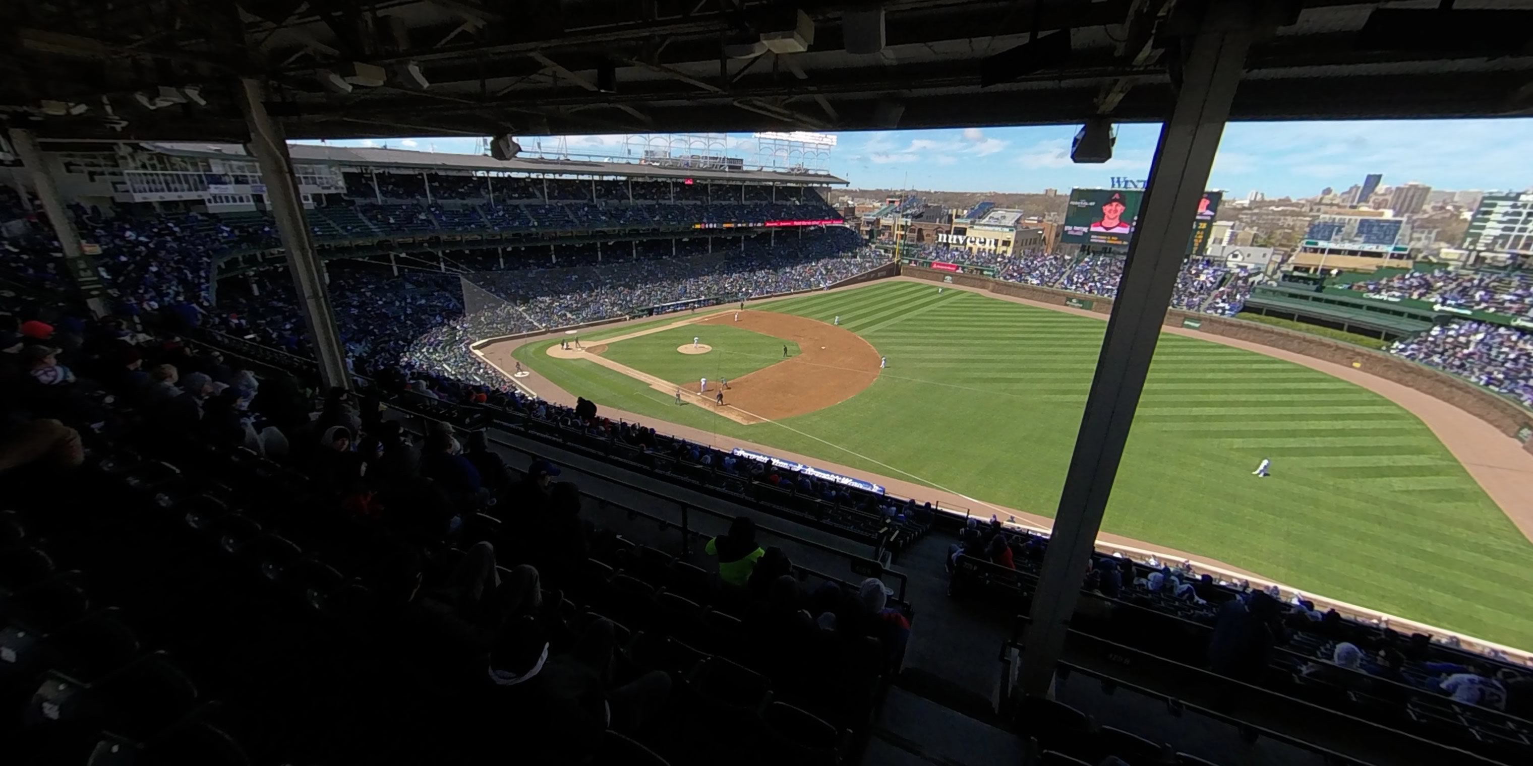 section 428 panoramic seat view  for baseball - wrigley field