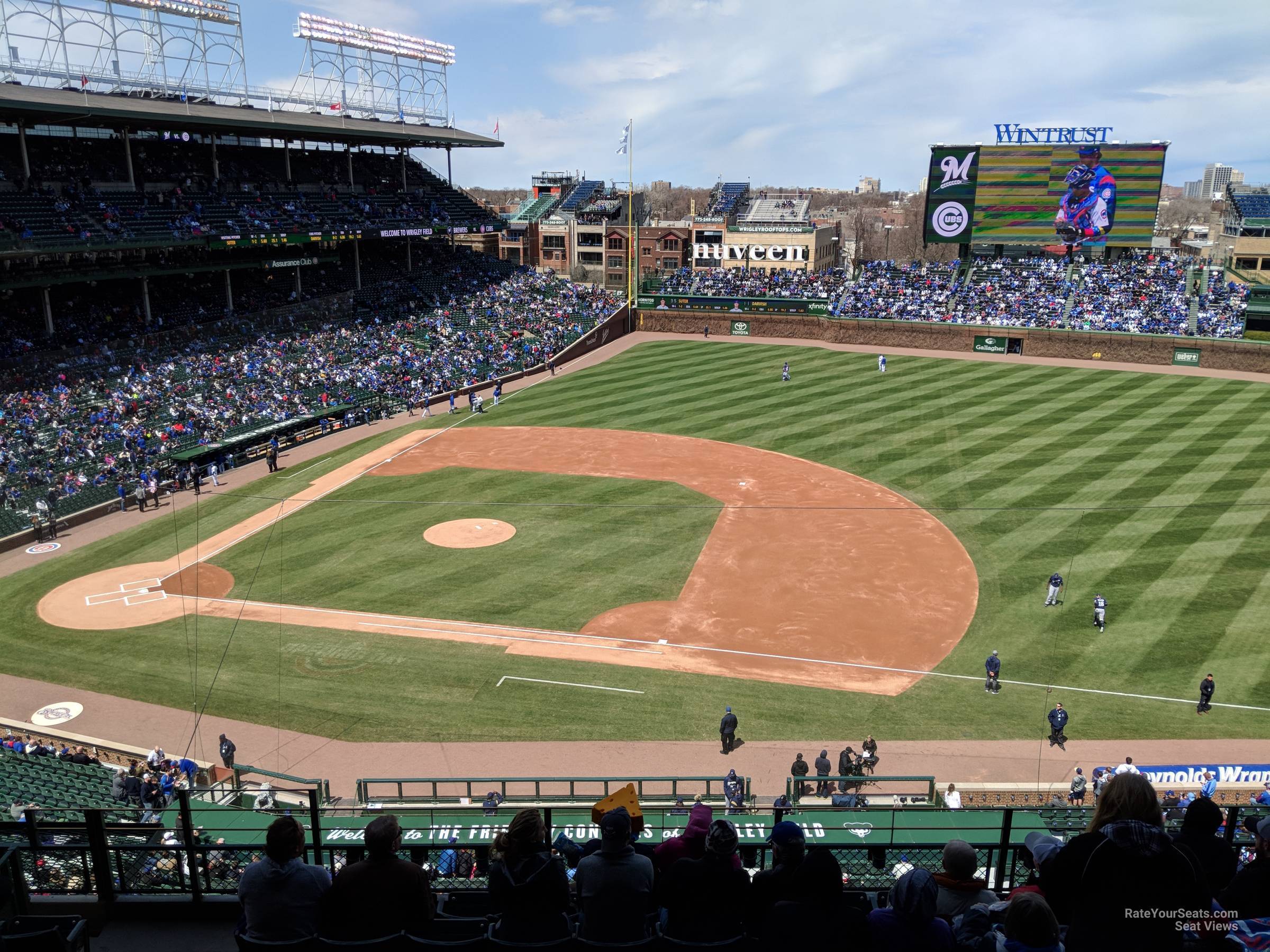 View From Seats Wrigley Field - oidx6du