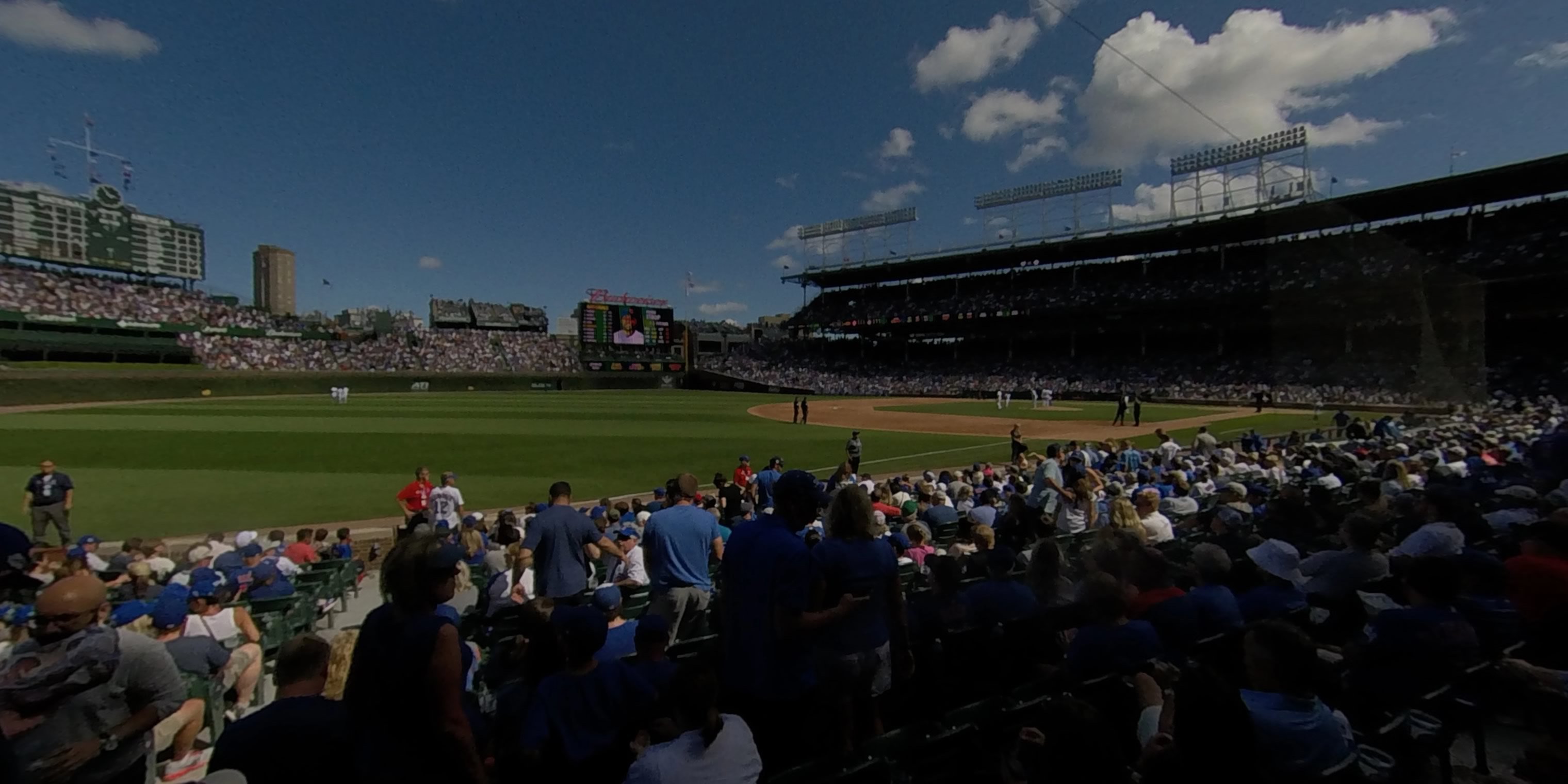 section 5 panoramic seat view  for baseball - wrigley field