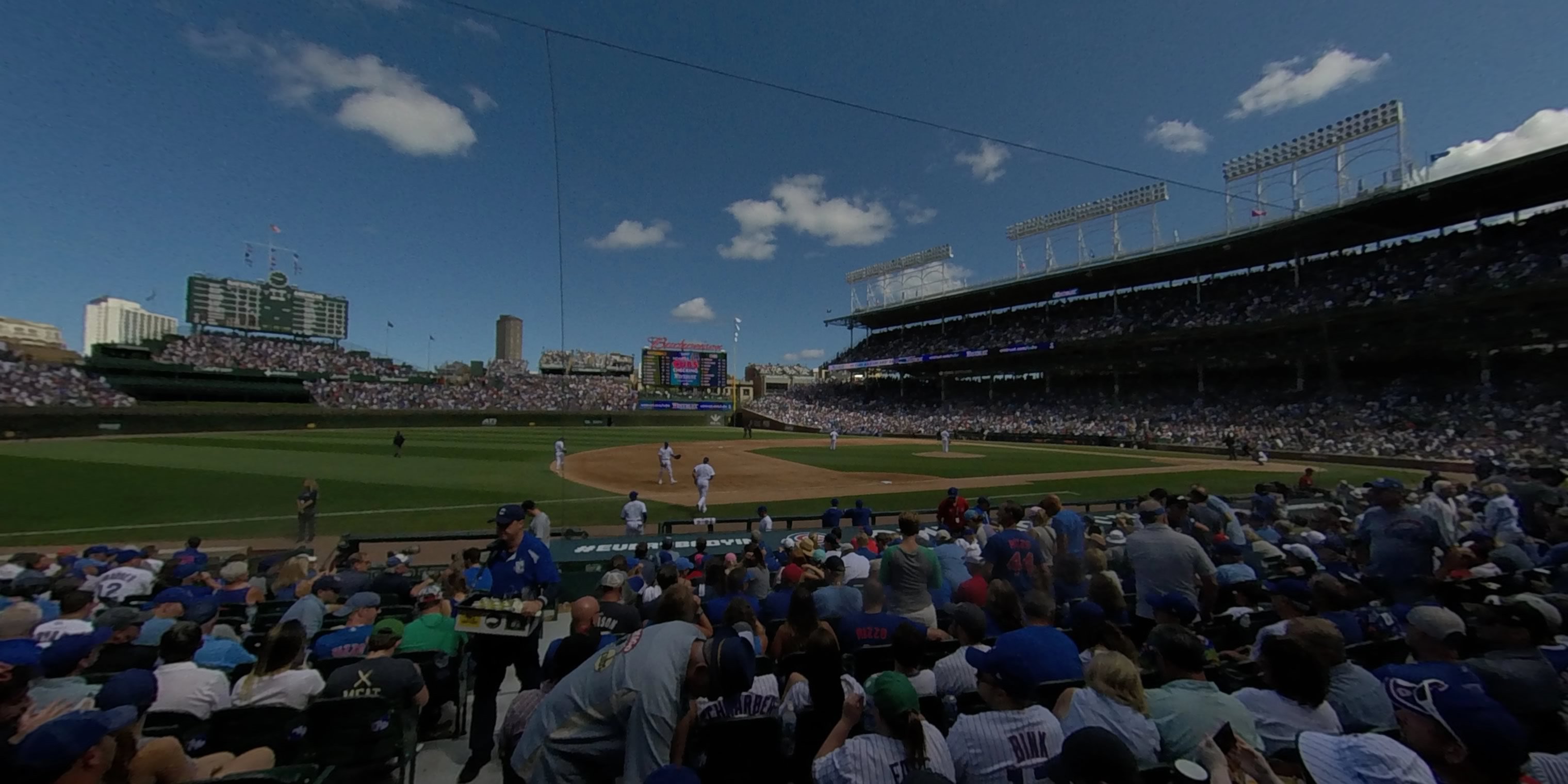 section 9 panoramic seat view  for baseball - wrigley field