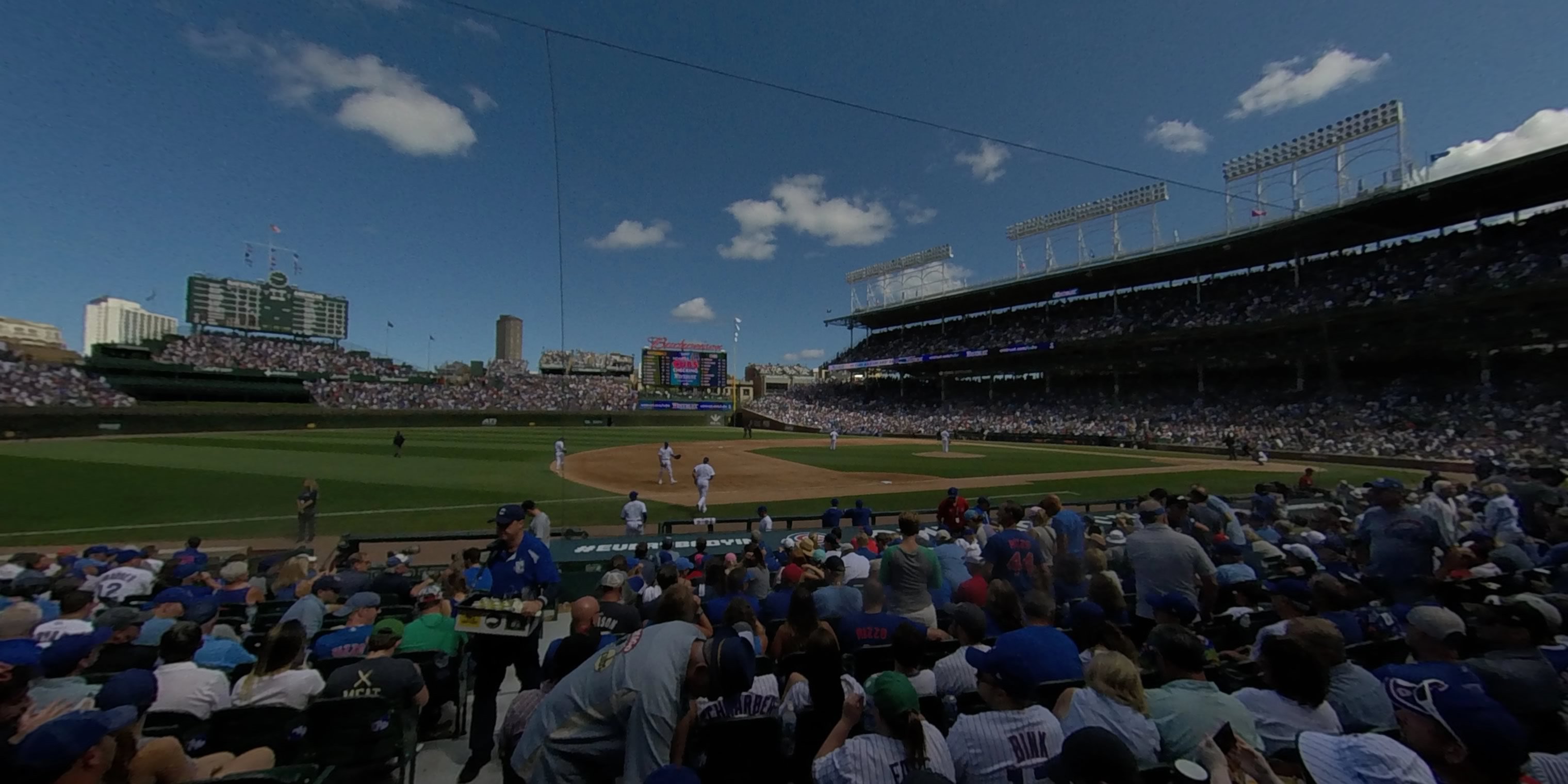 section 9 panoramic seat view  for baseball - wrigley field