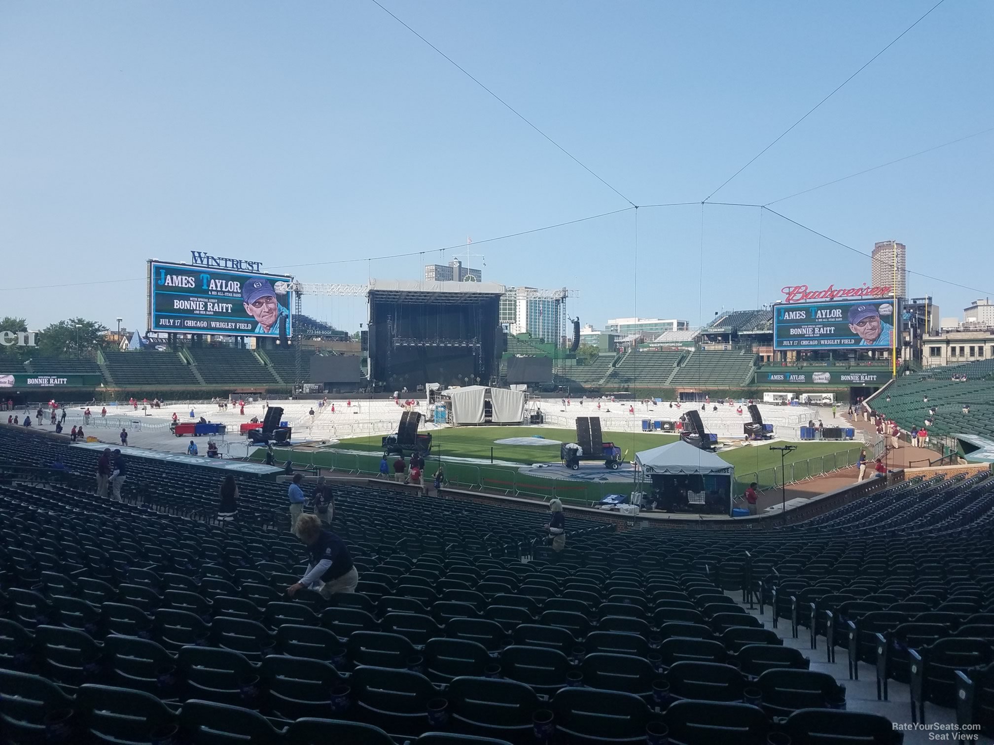 Section 116 at Wrigley Field for Concerts