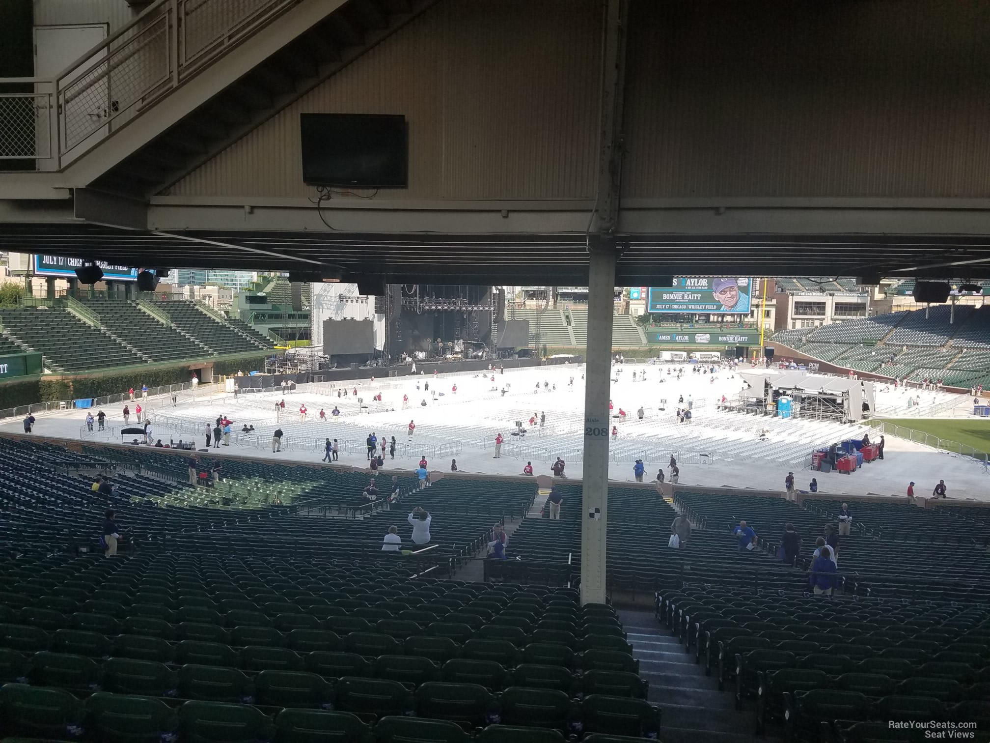 Wrigley Field Section 207 Concert Seating