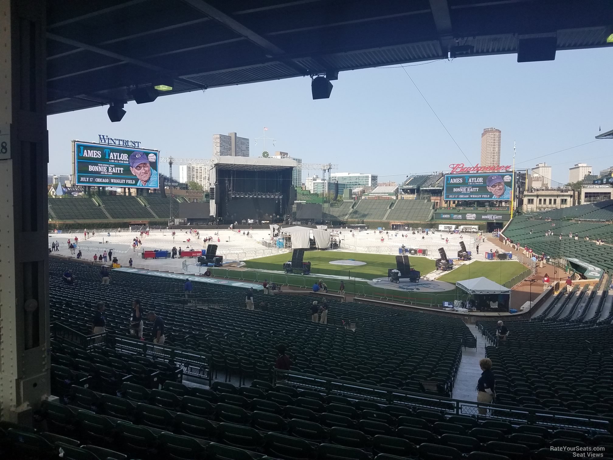 Section 214 at Wrigley Field for Concerts