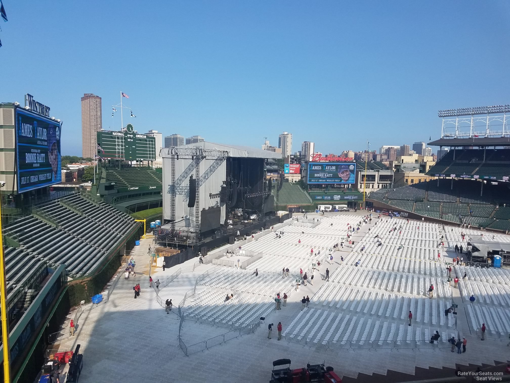 section 304, row 7 seat view  for concert - wrigley field