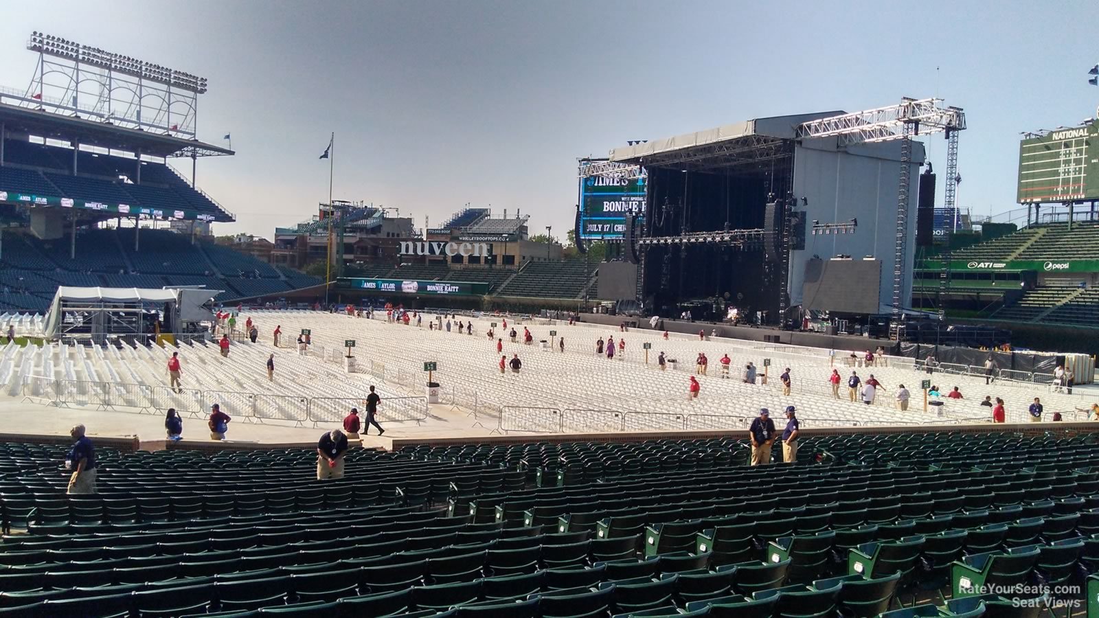 Crowd enjoying a Wrigley Field concert in 2025