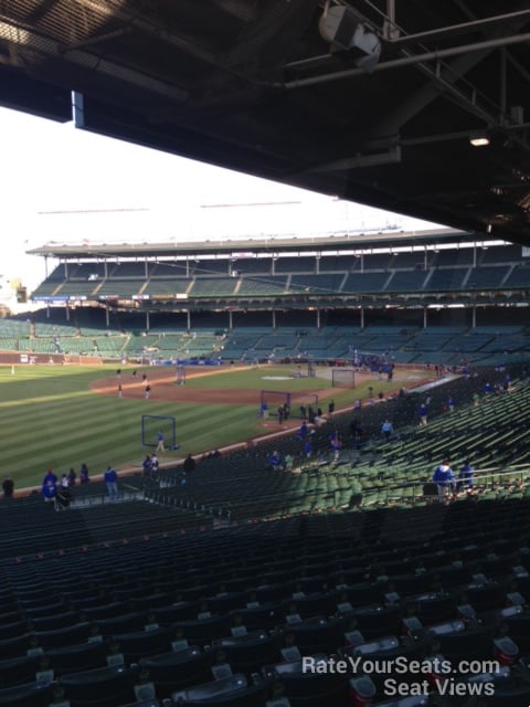 View from Section 202 Wrigley Field