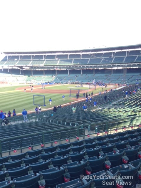 section 203, row 8 seat view  for baseball - wrigley field