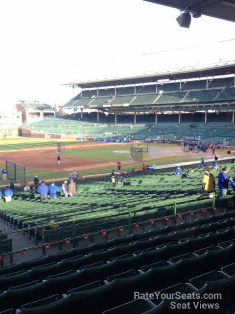 section 207, row 8 seat view  for baseball - wrigley field