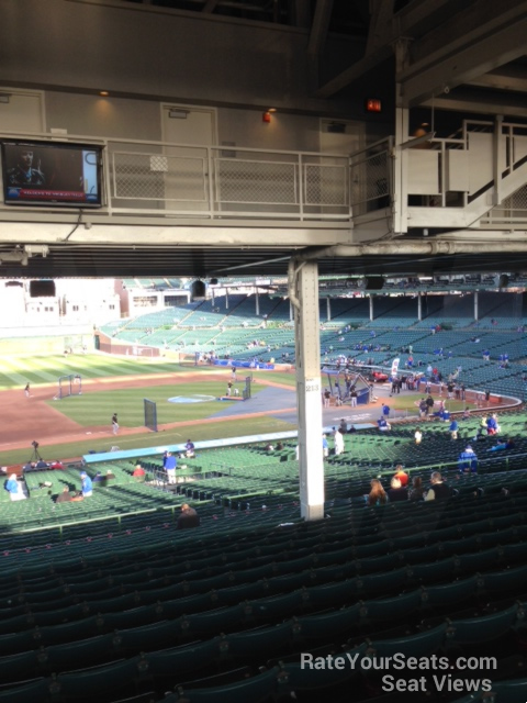 section 209, row 20 seat view  for baseball - wrigley field