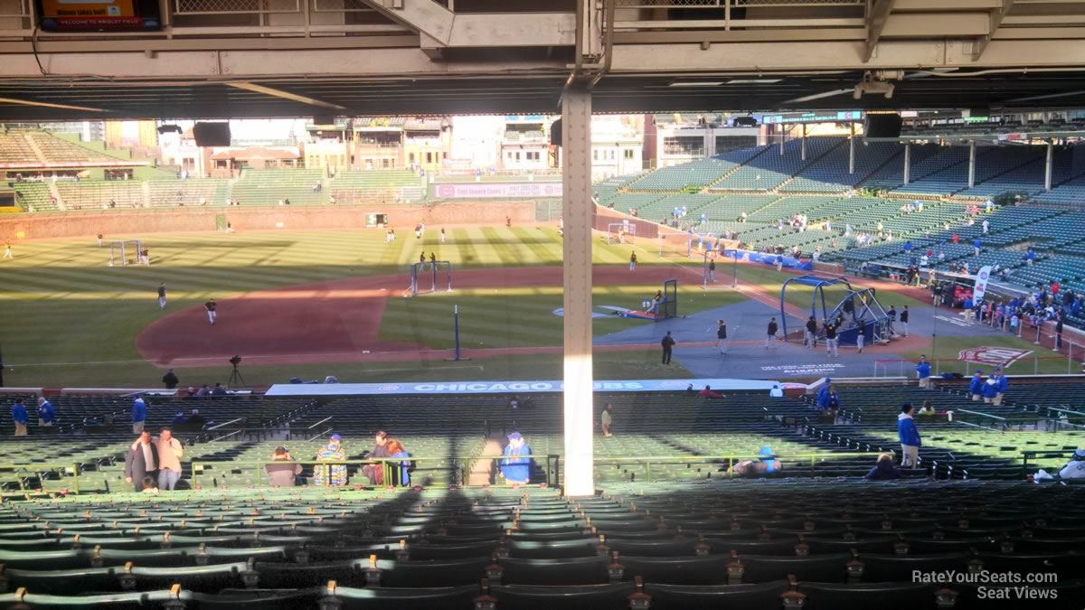 section 214, row 22 seat view  for baseball - wrigley field