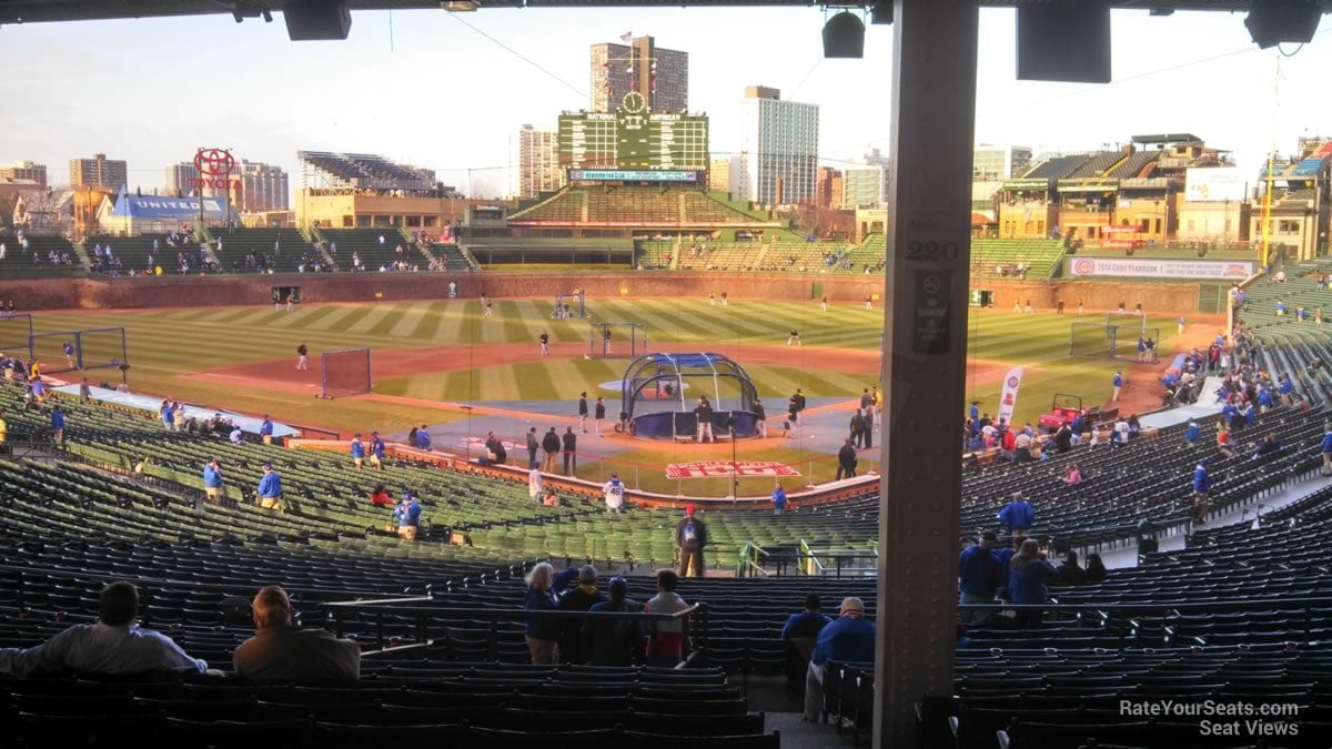 Wrigley Field Section 220 - Chicago Cubs - RateYourSeats.com