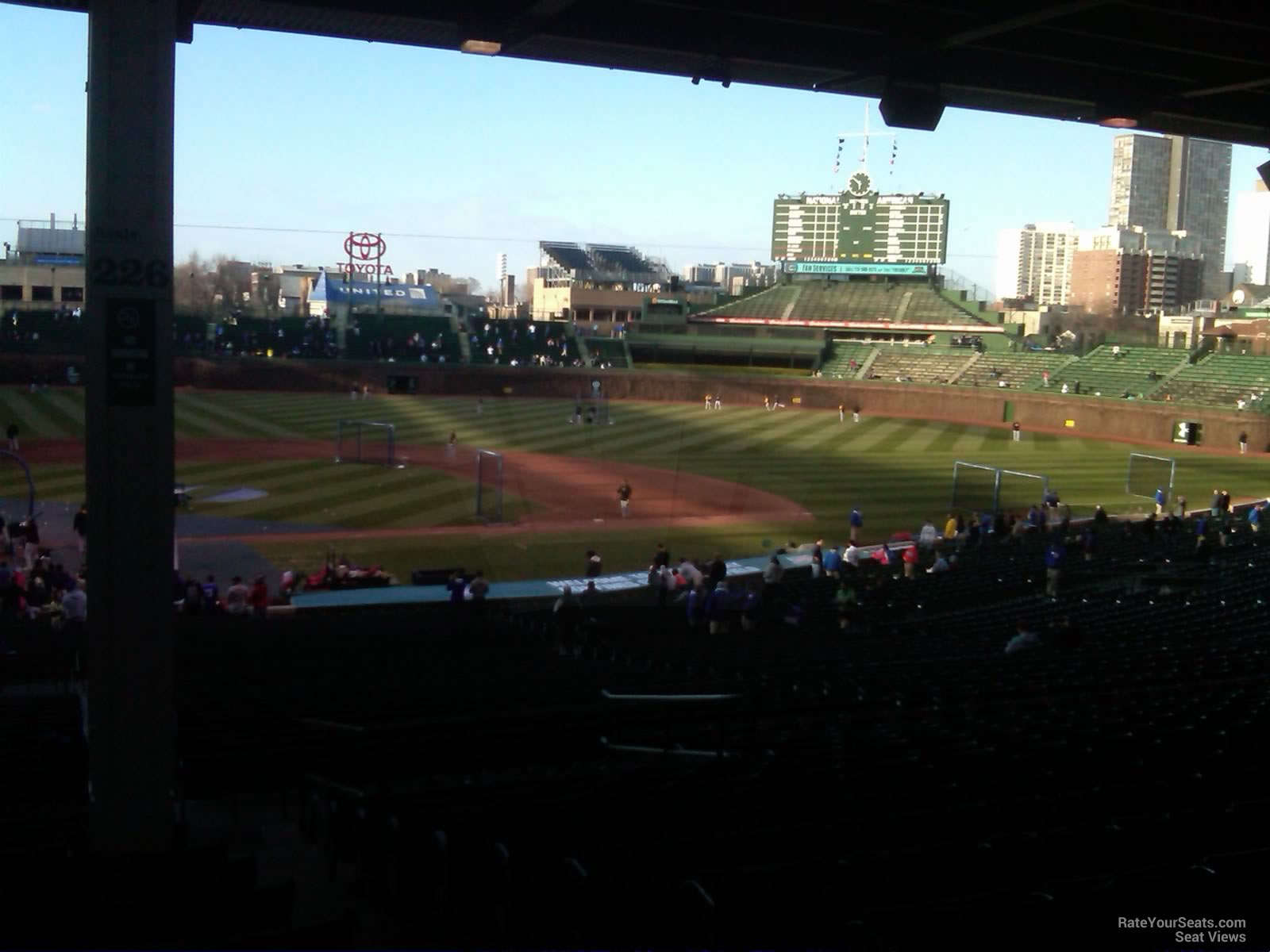 Wrigley Field Section 226 - Chicago Cubs - RateYourSeats.com