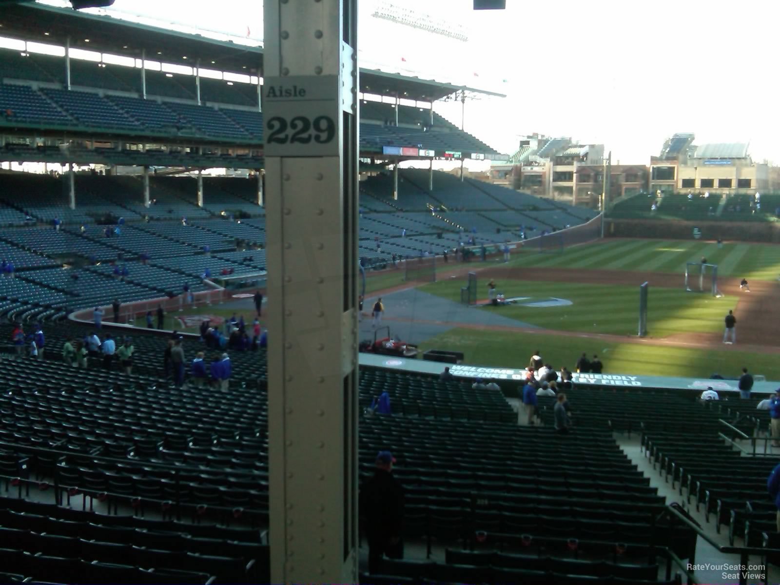 Wrigley Field Seating Chart Section 229