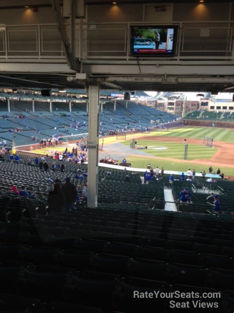 section 223, row 20 seat view  for baseball - wrigley field