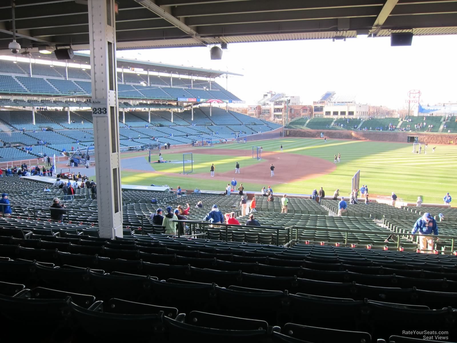 Wrigley Field Section 233 - Chicago Cubs - RateYourSeats.com