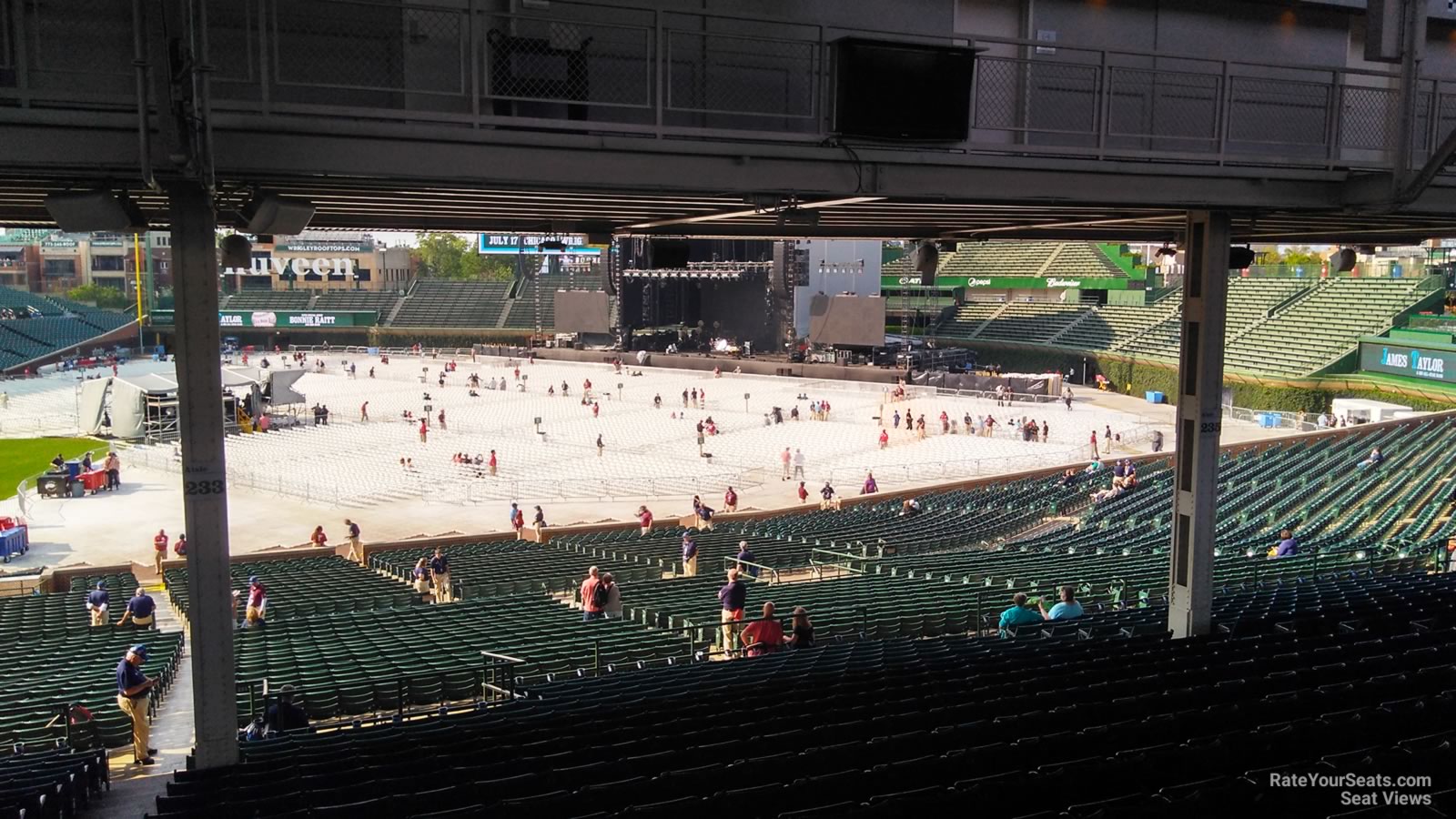 Wrigley Field Section 233 Concert Seating