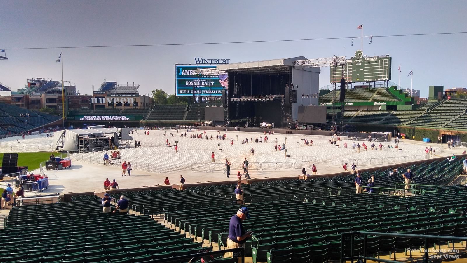 section 226, row 7 seat view  for concert - wrigley field