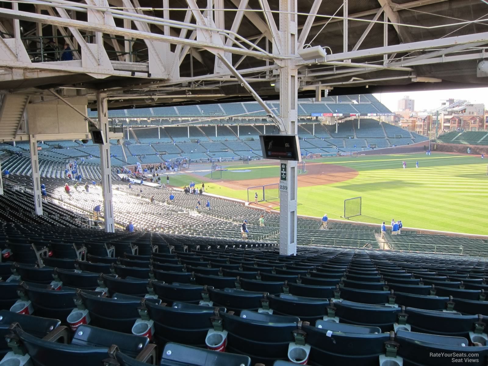 section 230, row 31 seat view  for baseball - wrigley field