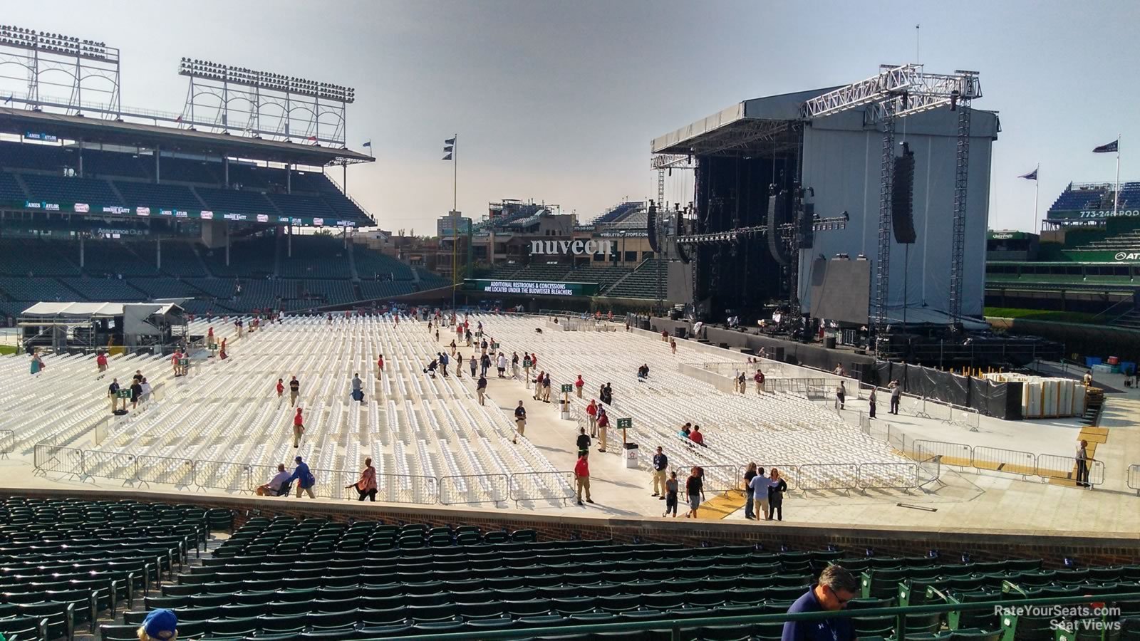 section 232, row 7 seat view  for concert - wrigley field