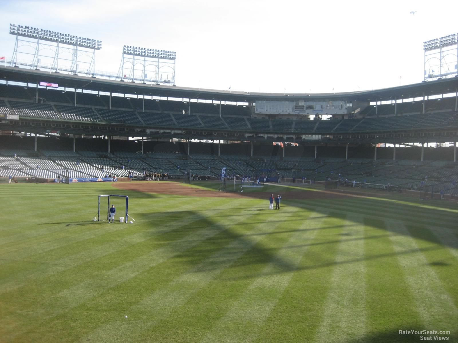 section 506, row 6 seat view for baseball - wrigley field
