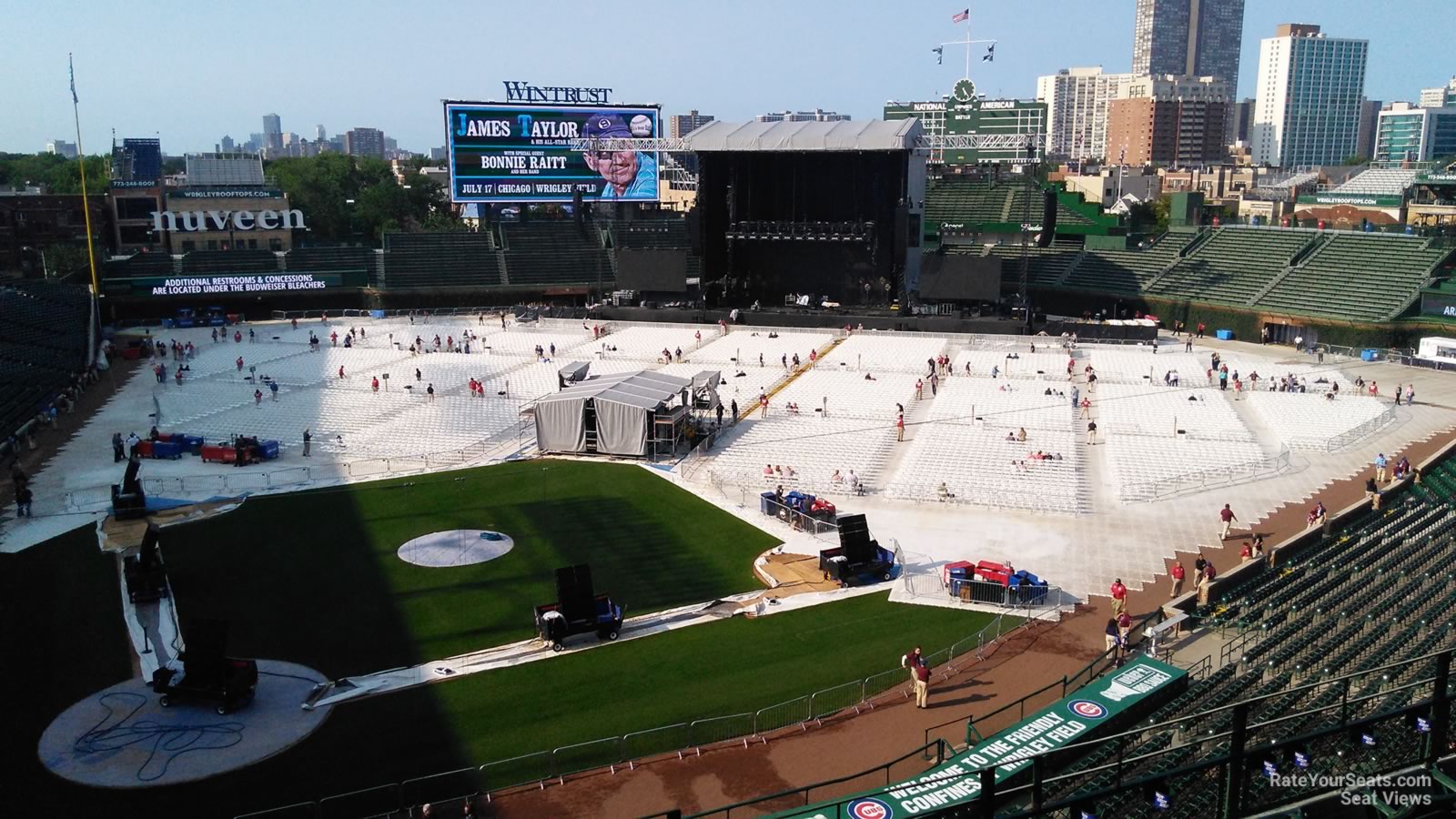Wrigley Field Section 425 Concert Seating