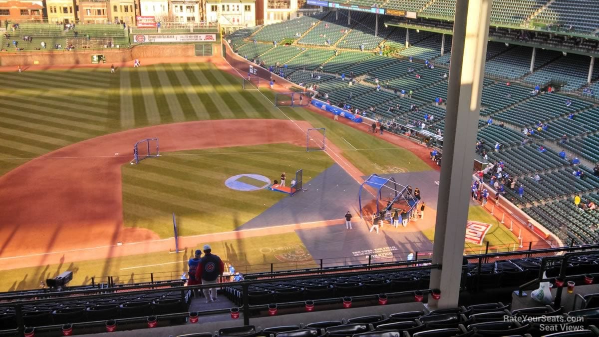 section 412, row 8 seat view  for baseball - wrigley field