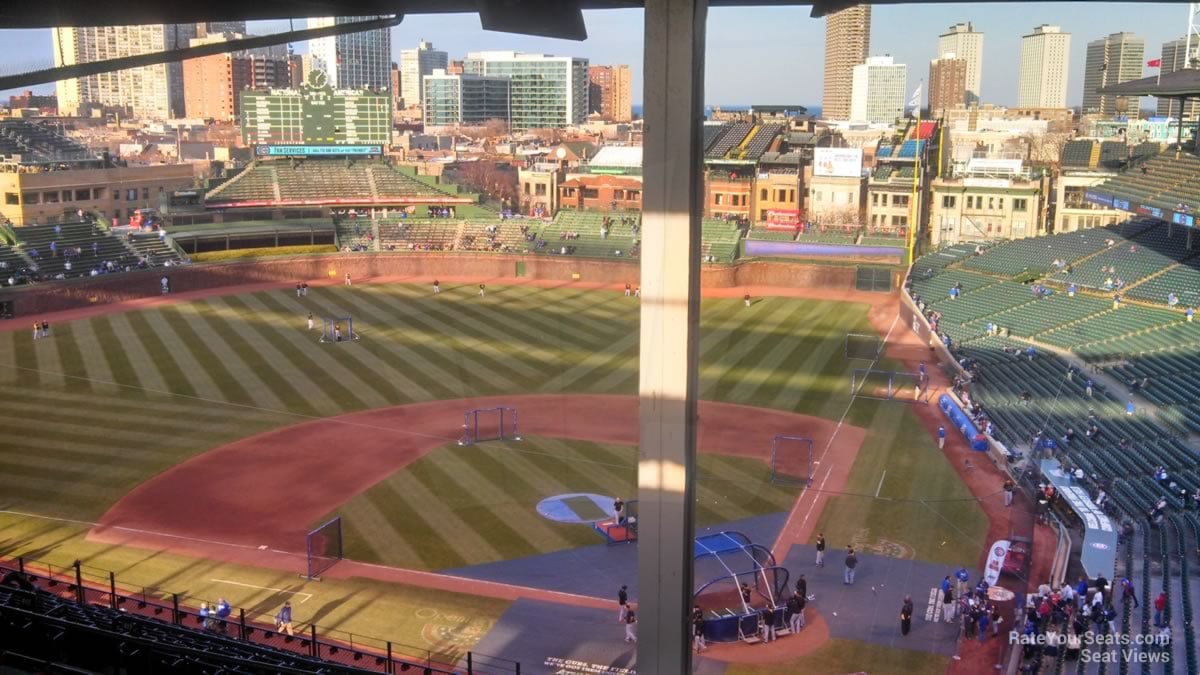 section 415, row 8 seat view  for baseball - wrigley field