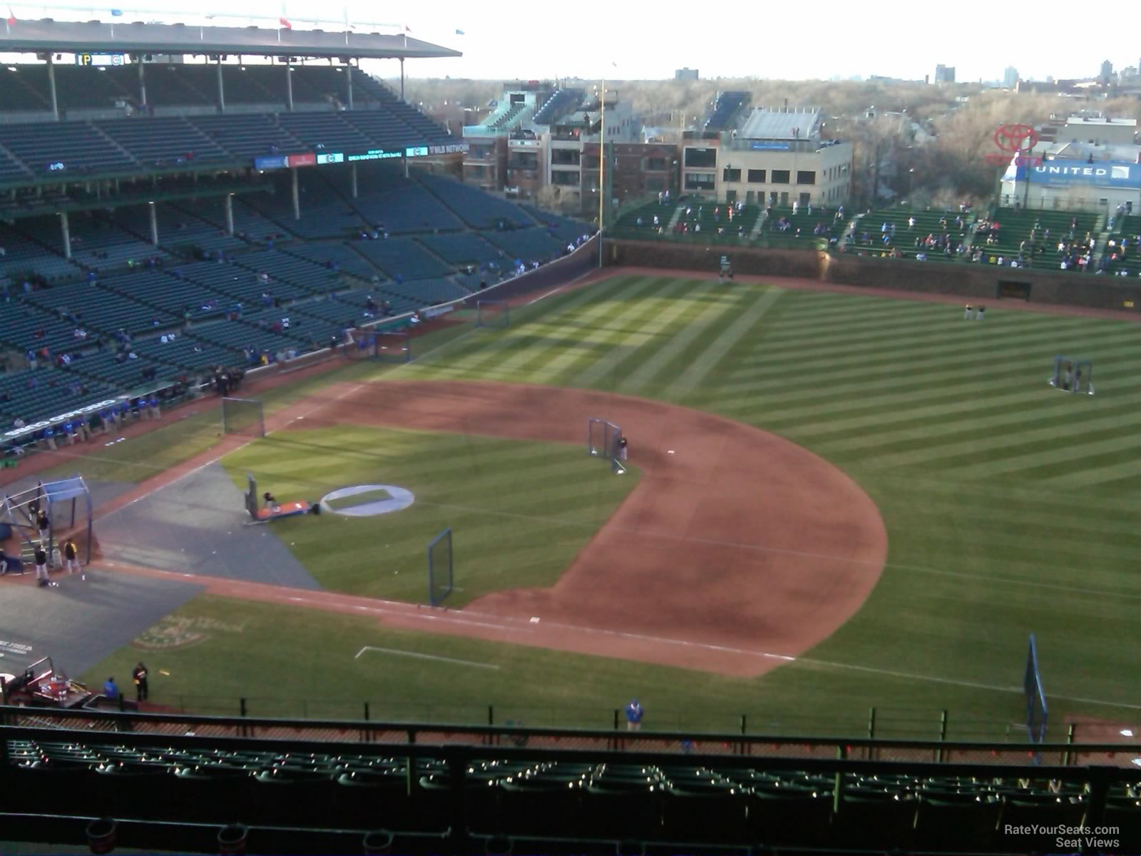section 425, row 5 seat view  for baseball - wrigley field