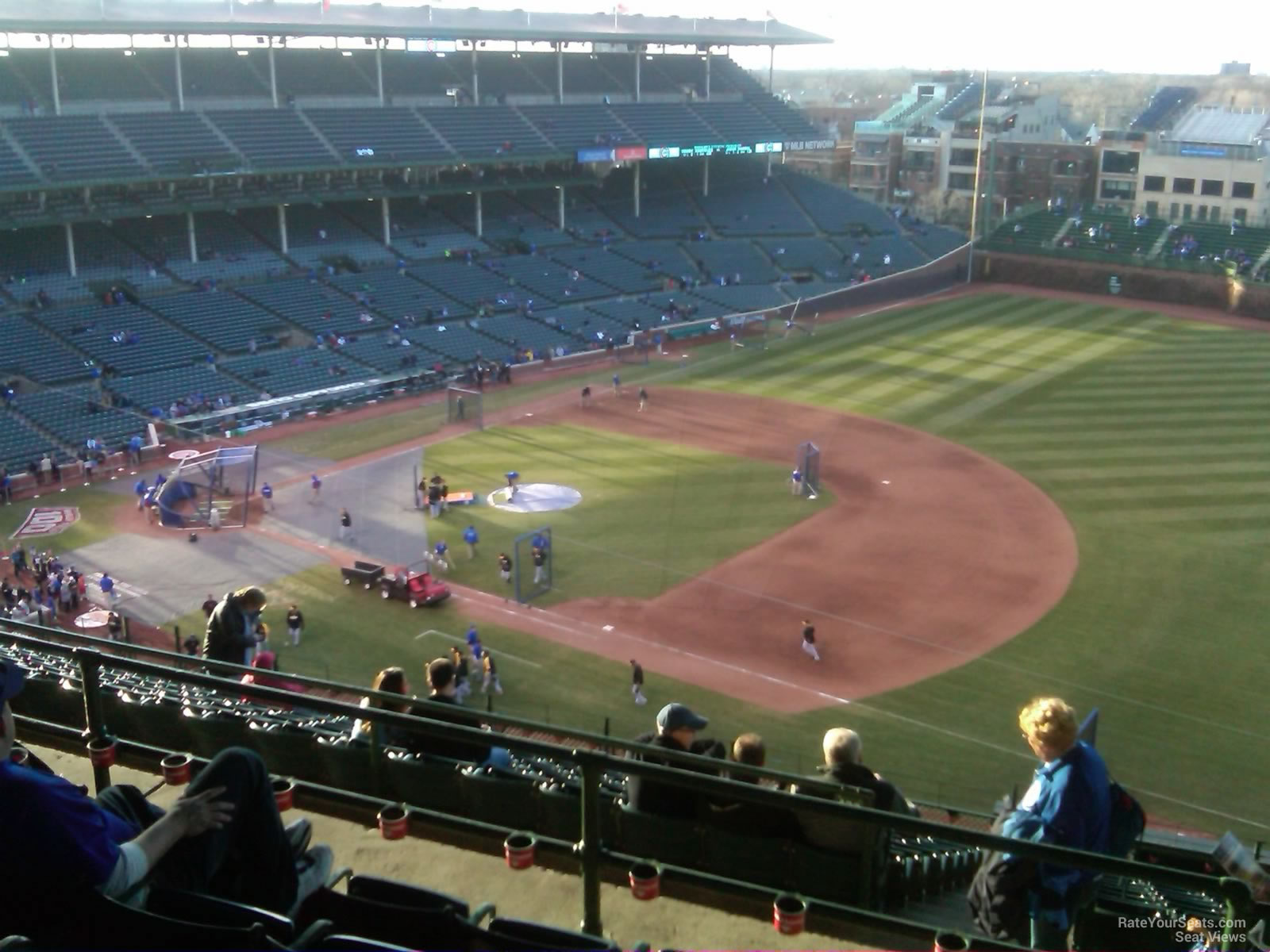 section 427, row 5 seat view  for baseball - wrigley field