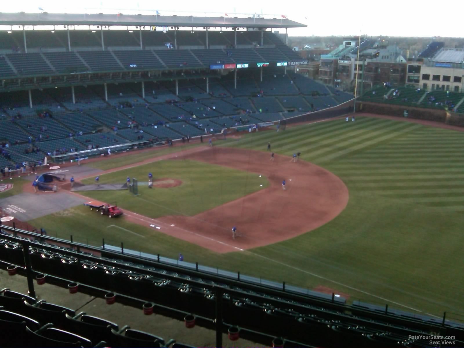 section 428, row 5 seat view  for baseball - wrigley field