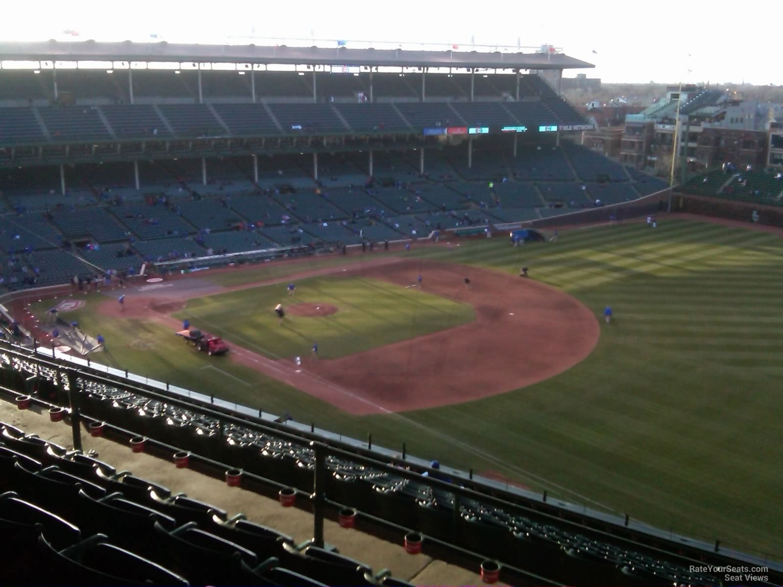 section 429, row 5 seat view  for baseball - wrigley field