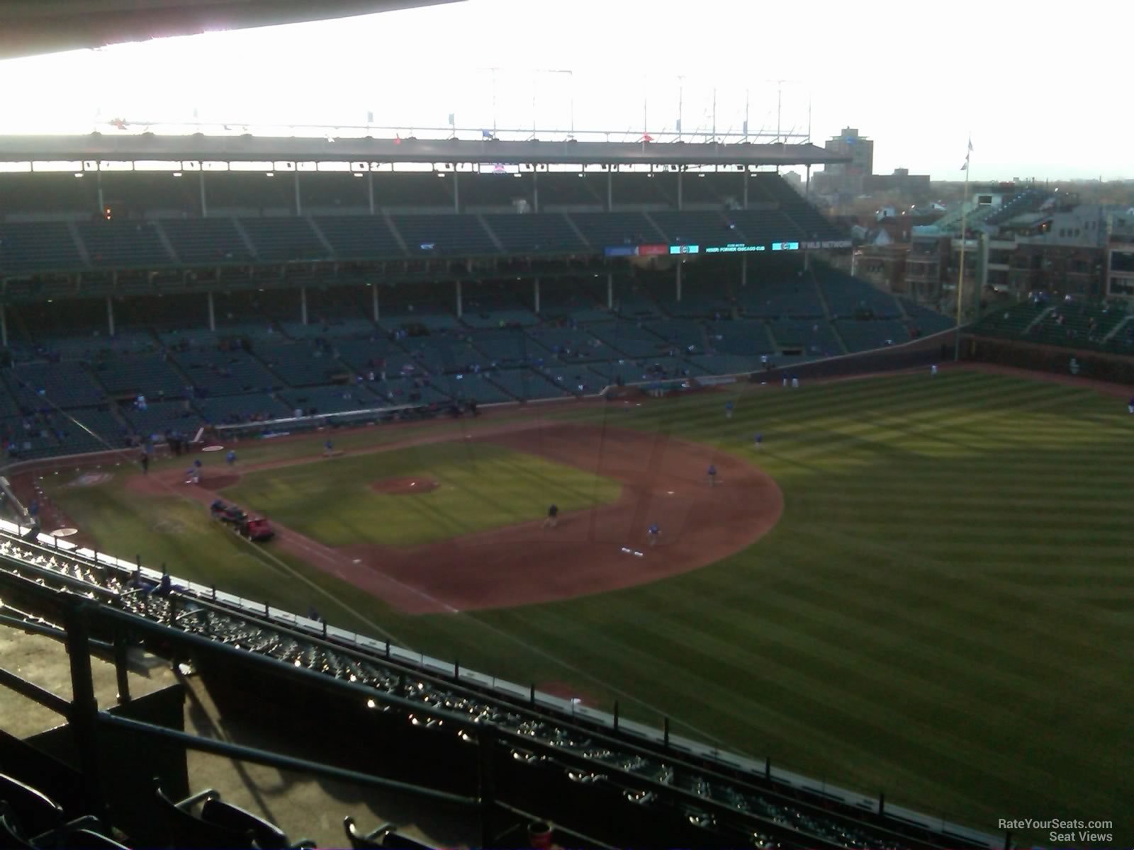 section 430, row 5 seat view  for baseball - wrigley field