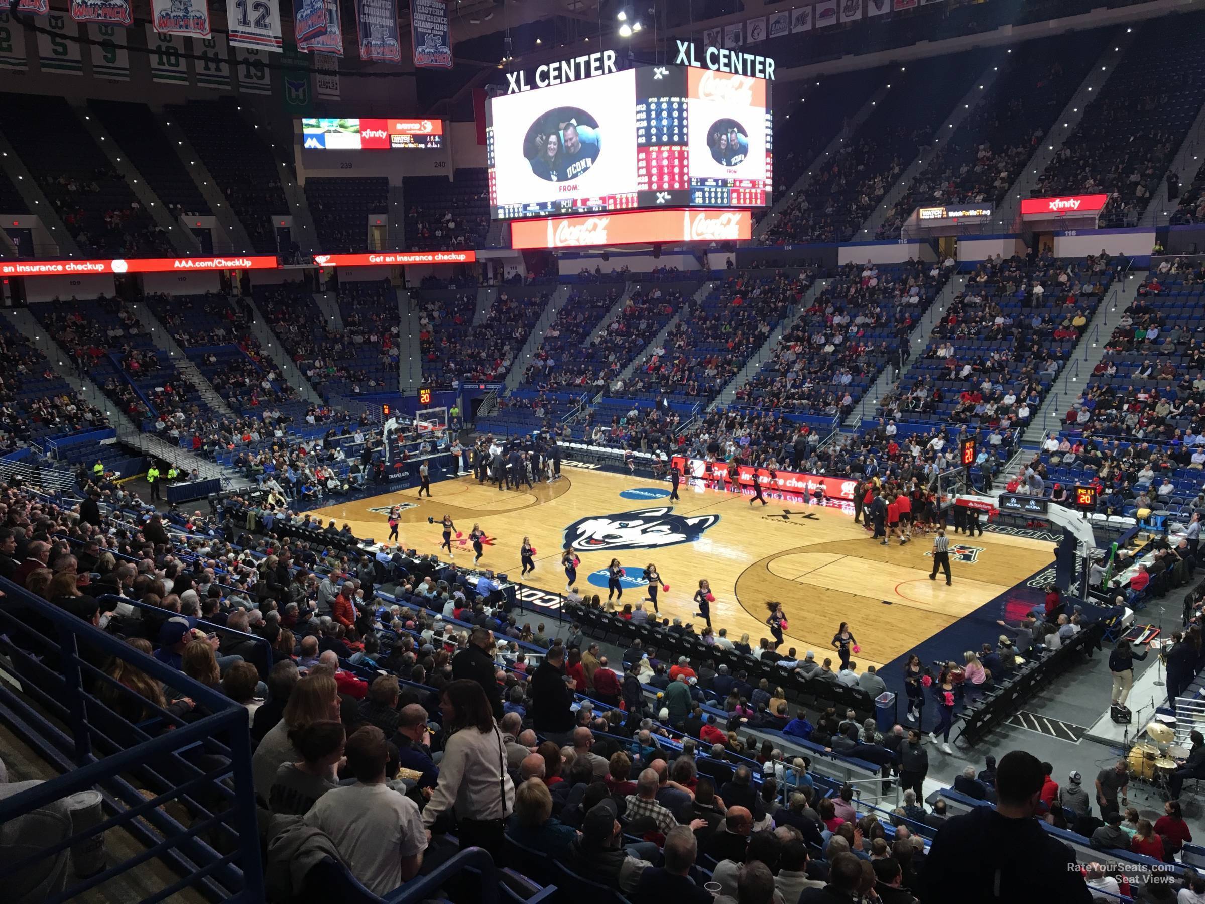 section 101, row r seat view  - xl center