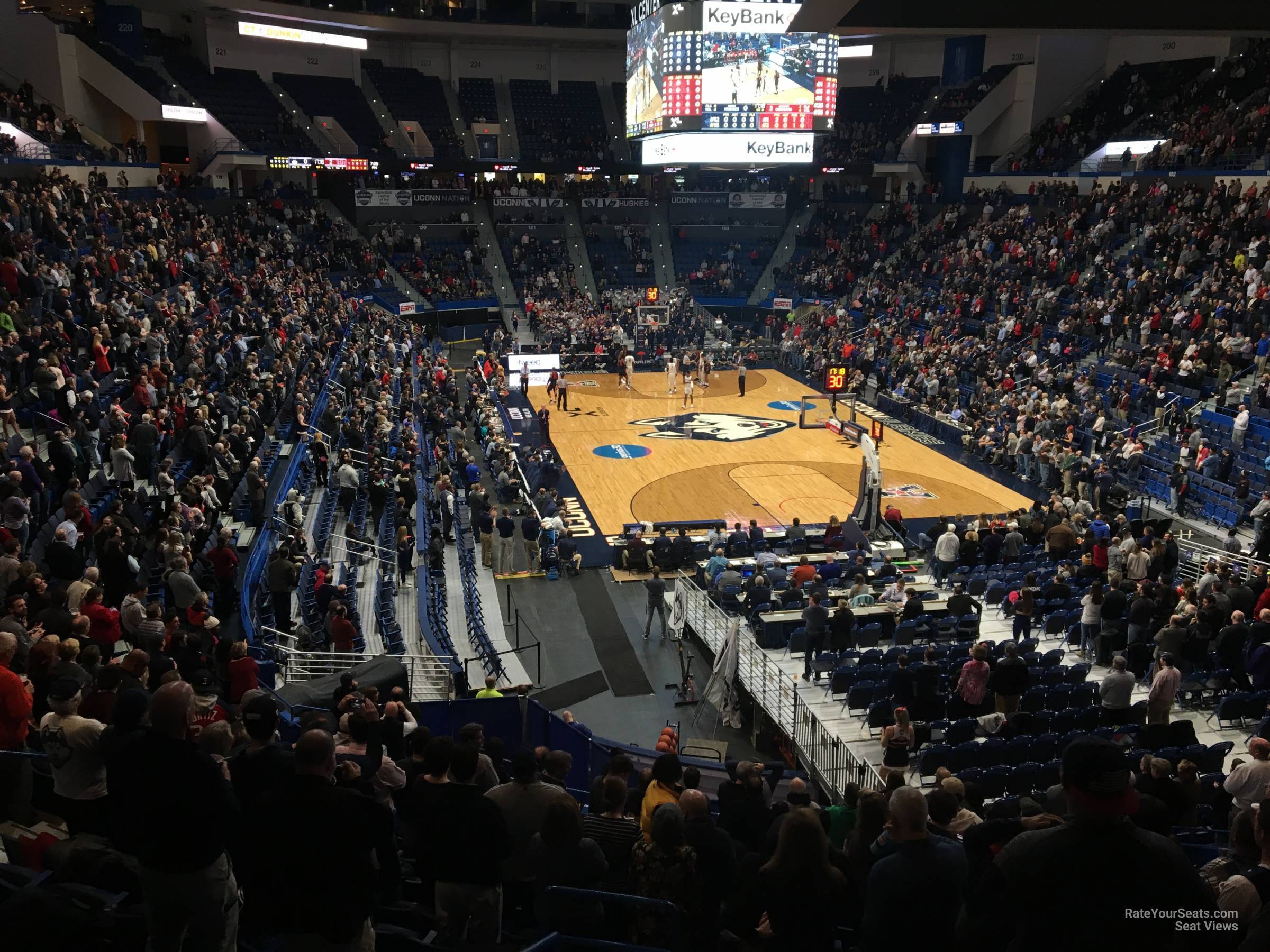 section 111, row s seat view  - xl center