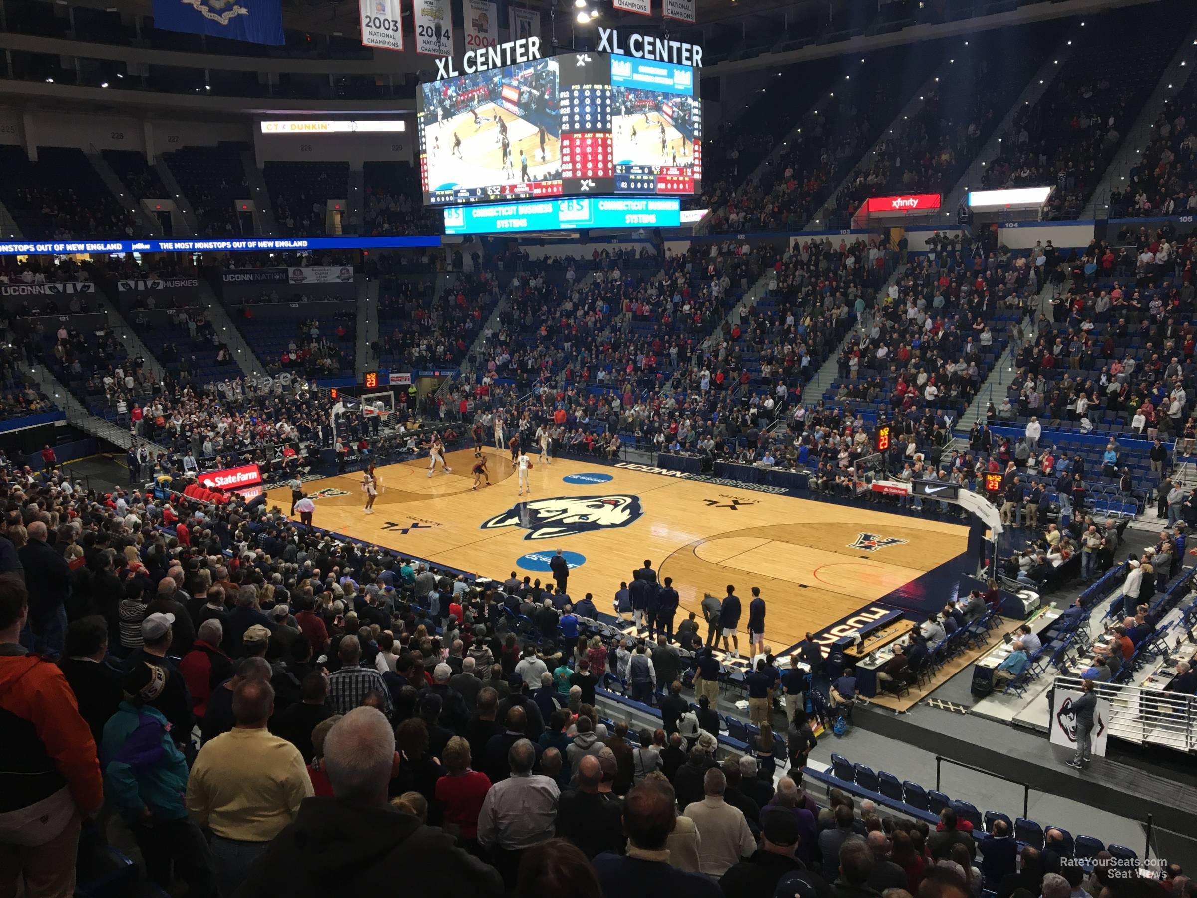 section 113, row r seat view  - xl center