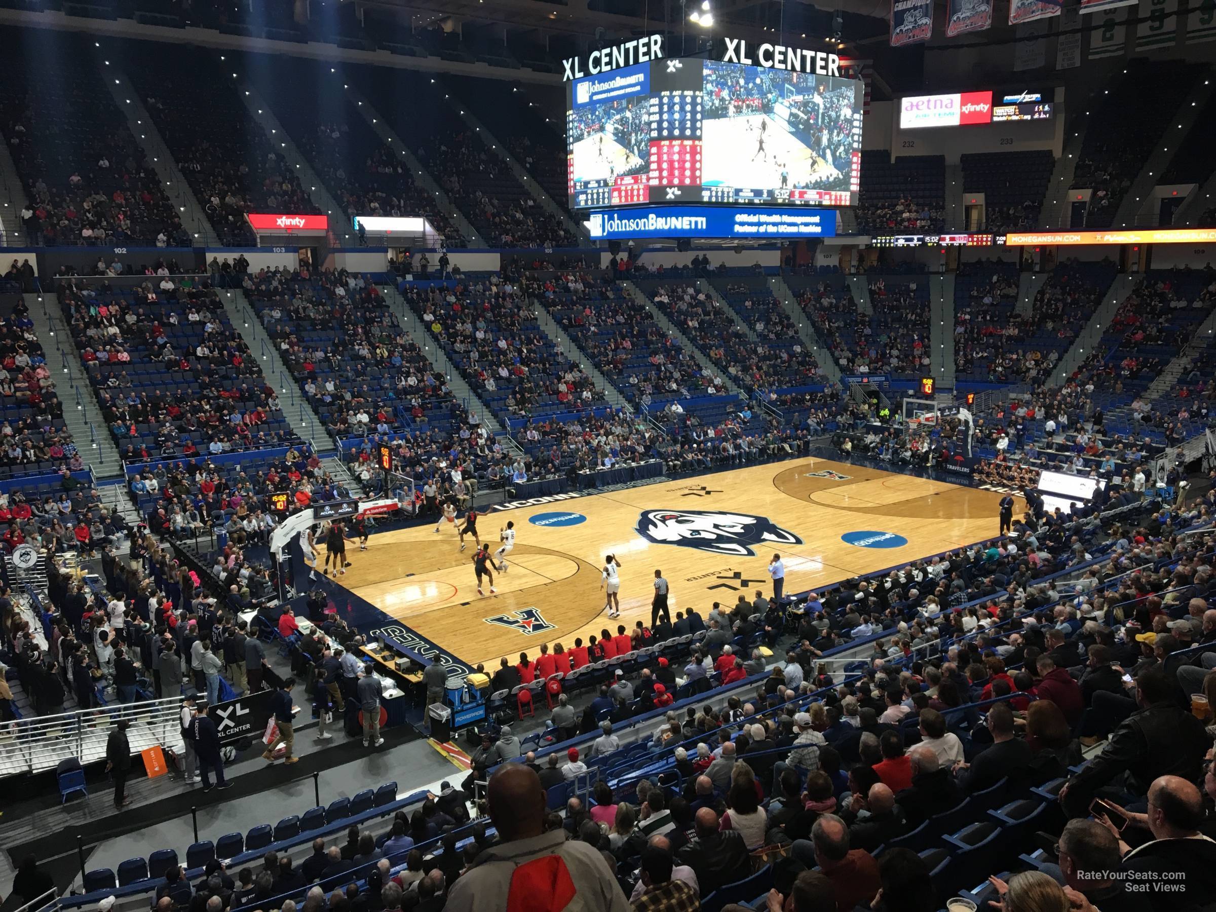 section 118, row r seat view  - xl center